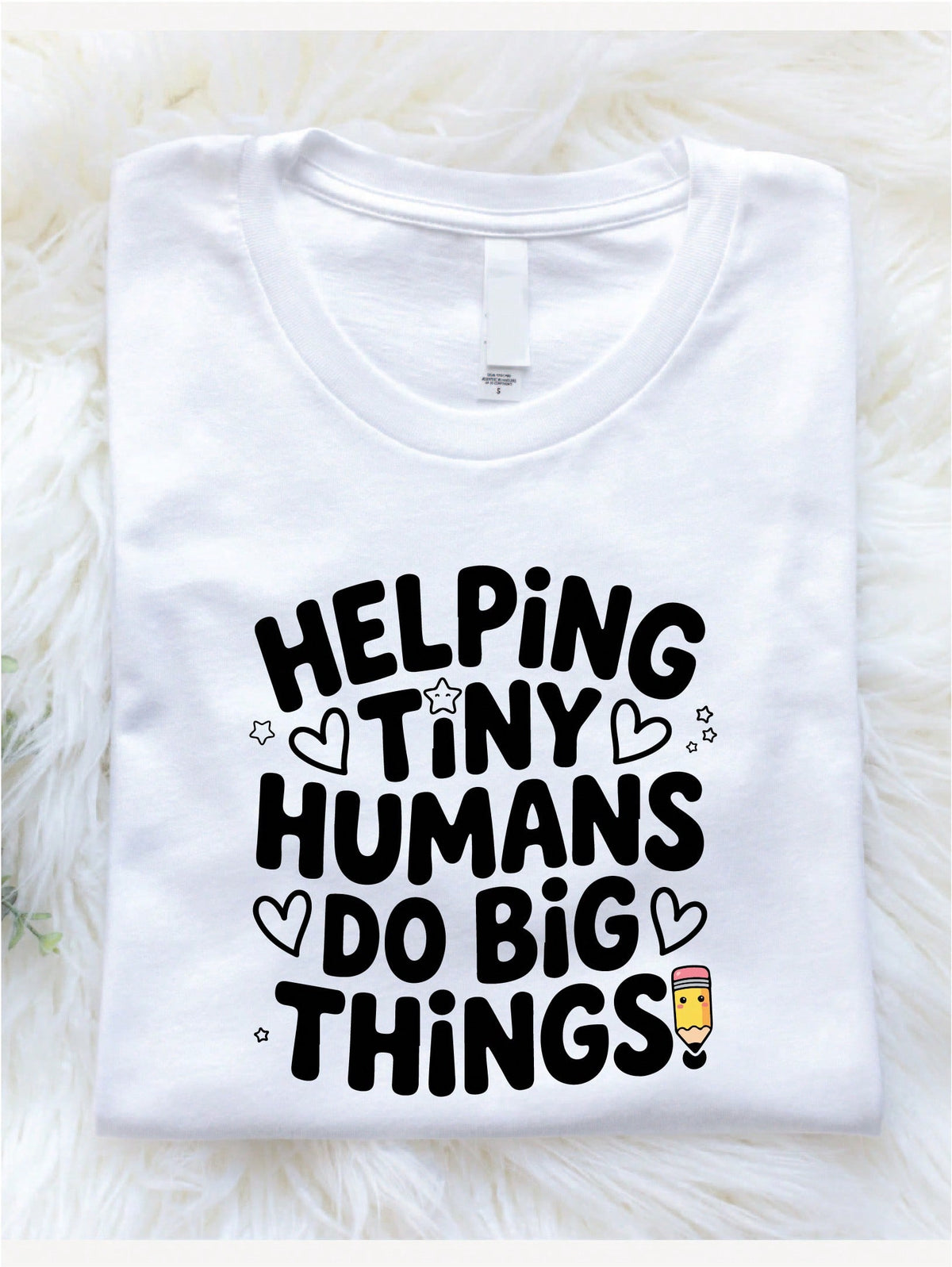 Retro Helping Tiny Humans Do Big Things T-Shirt