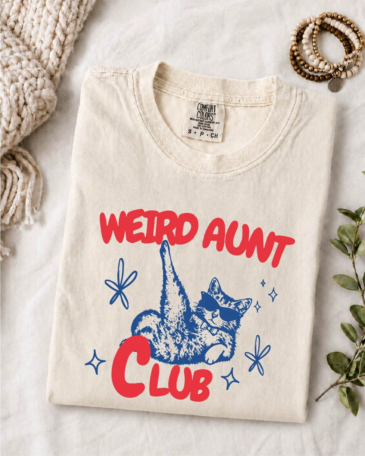 Weird Aunt Club Shirt Unisex Cat Aunt Outfit T-Shirt