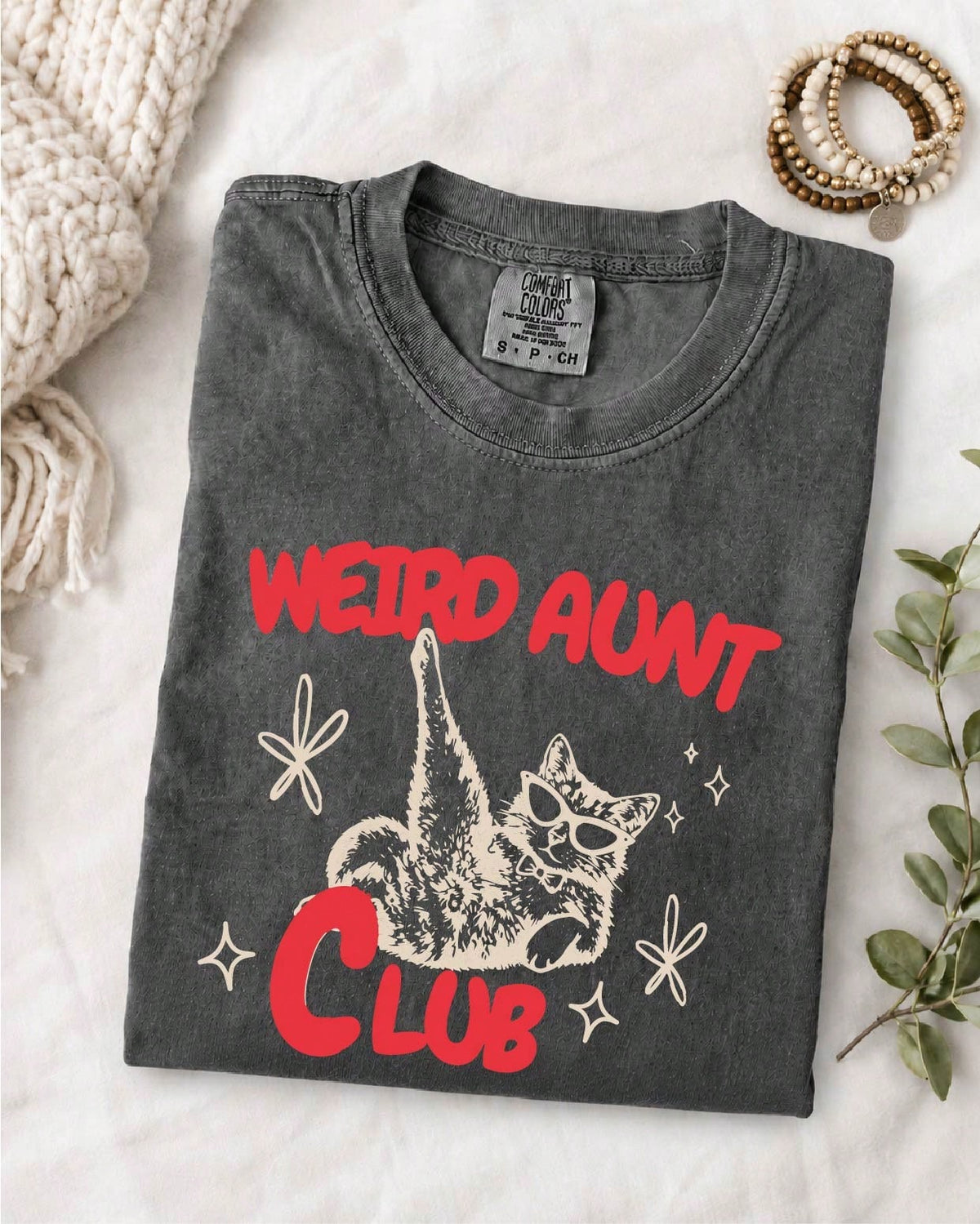 Weird Aunt Club Shirt Unisex Cat Aunt Outfit T-Shirt