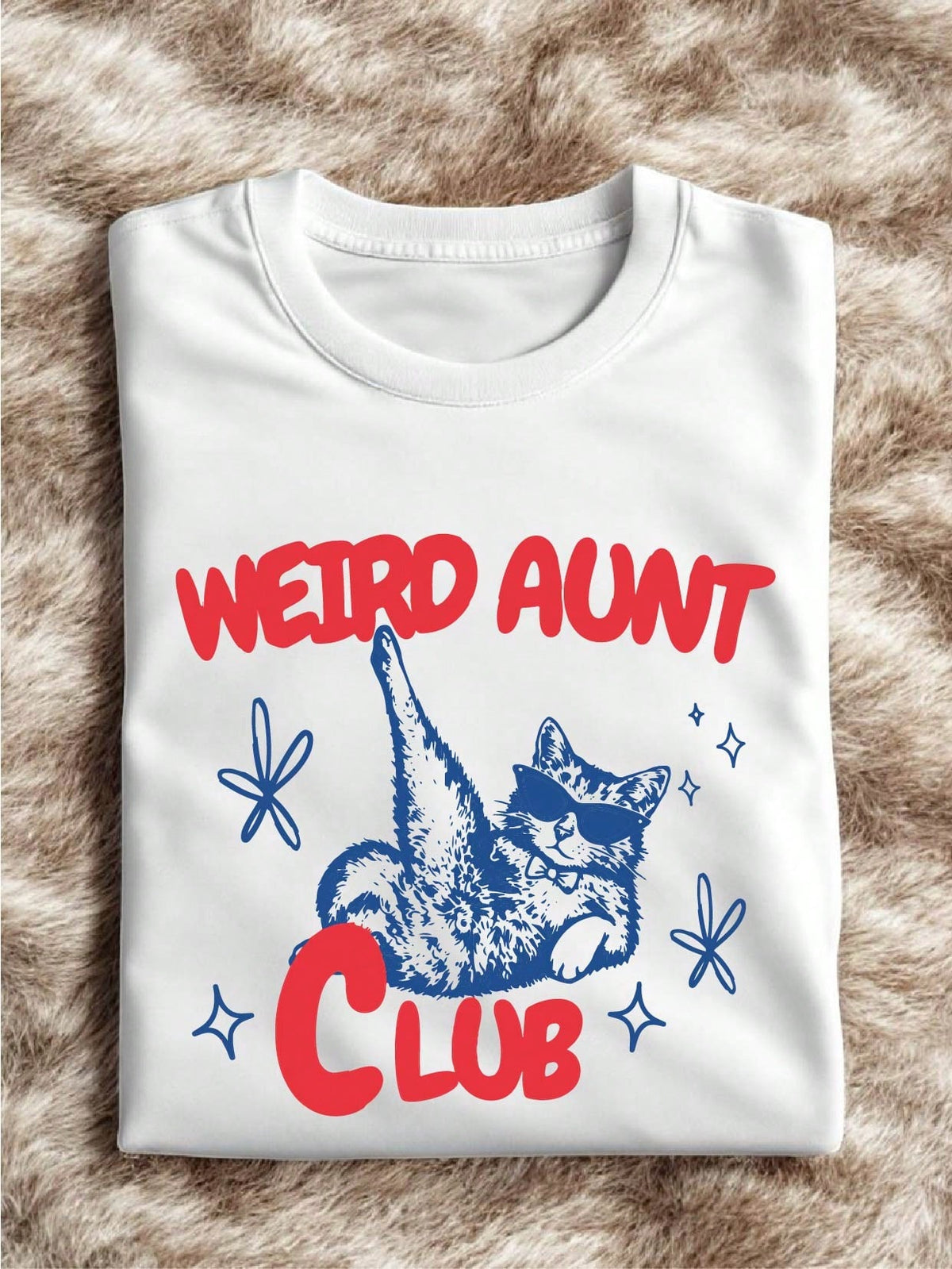 Weird Aunt Club Shirt Unisex Cat Aunt Outfit T-Shirt