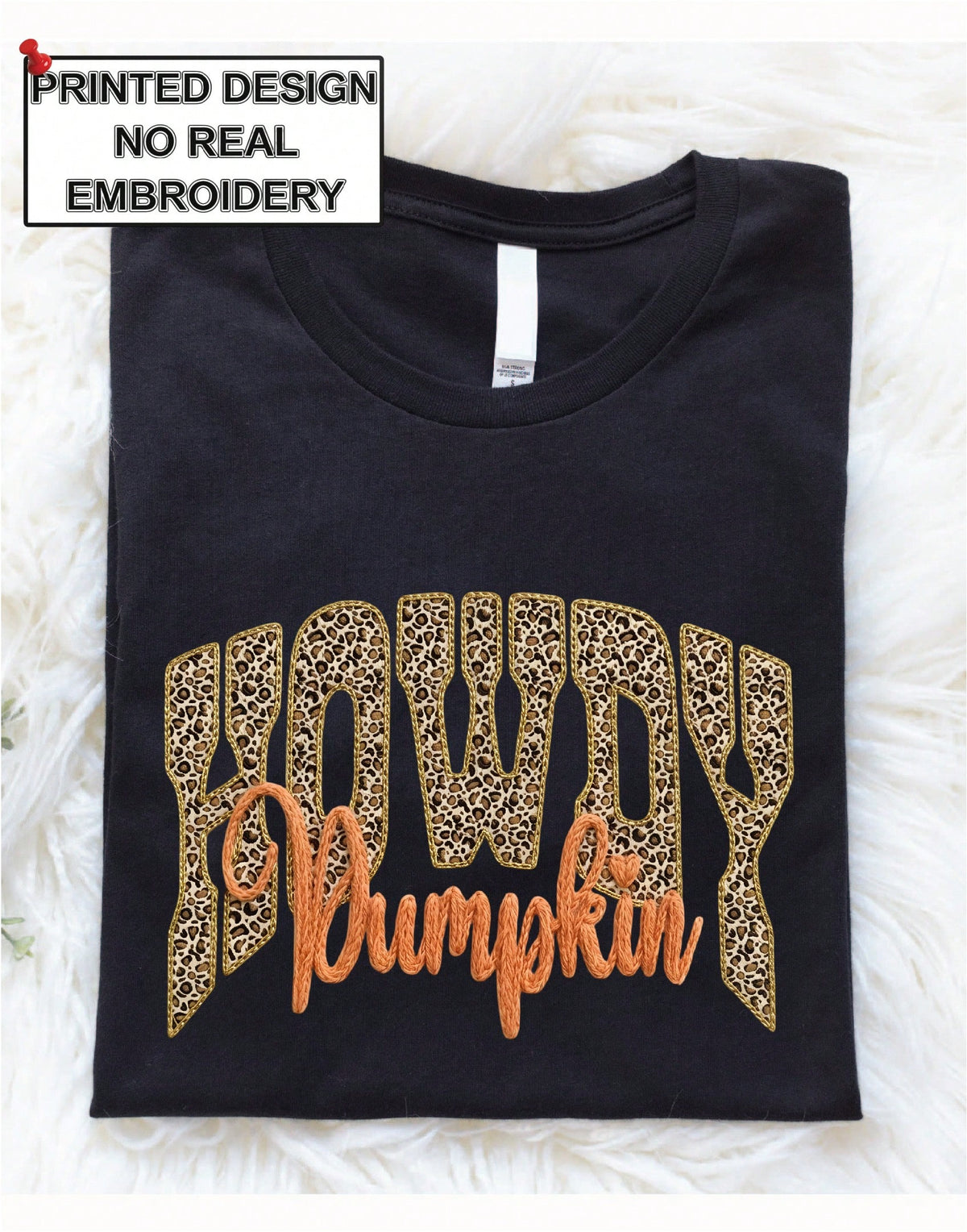 Howdy Pumpkin (DTF Graphic Print) T-Shirt