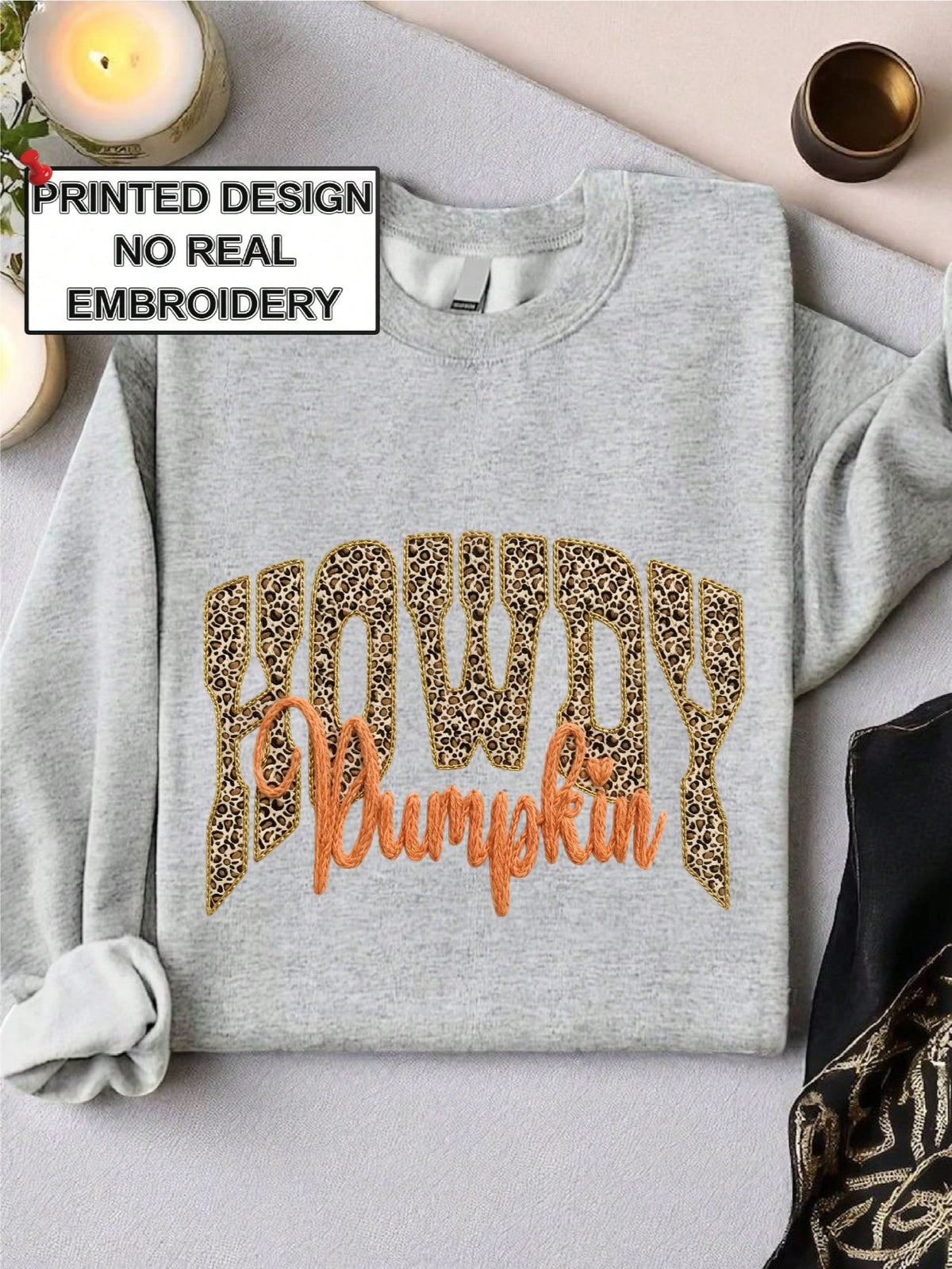 Howdy Pumpkin (DTF Graphic Print) Sweatshirt