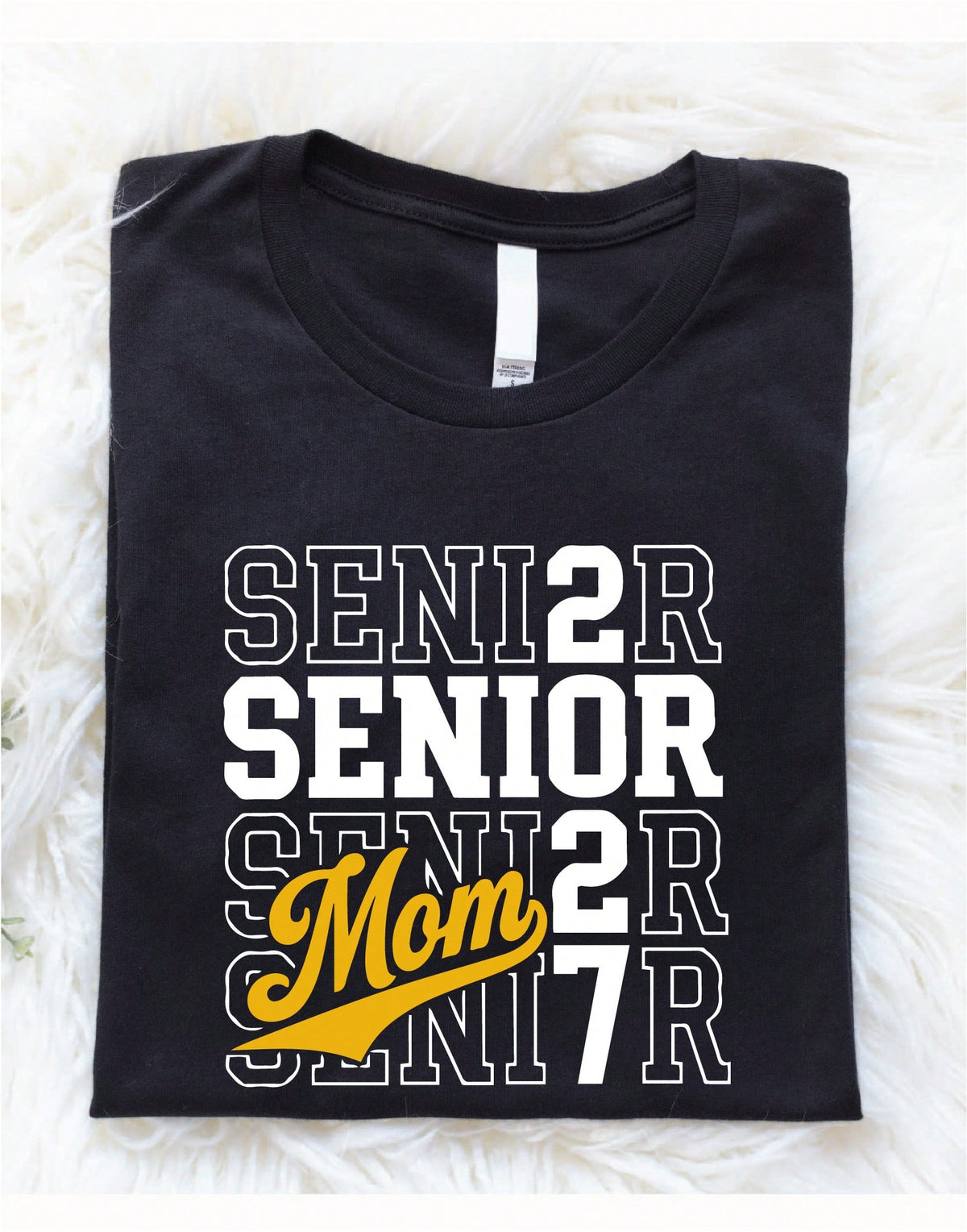 1PC Senior Mom & Senior Dad Matching T-Shirt