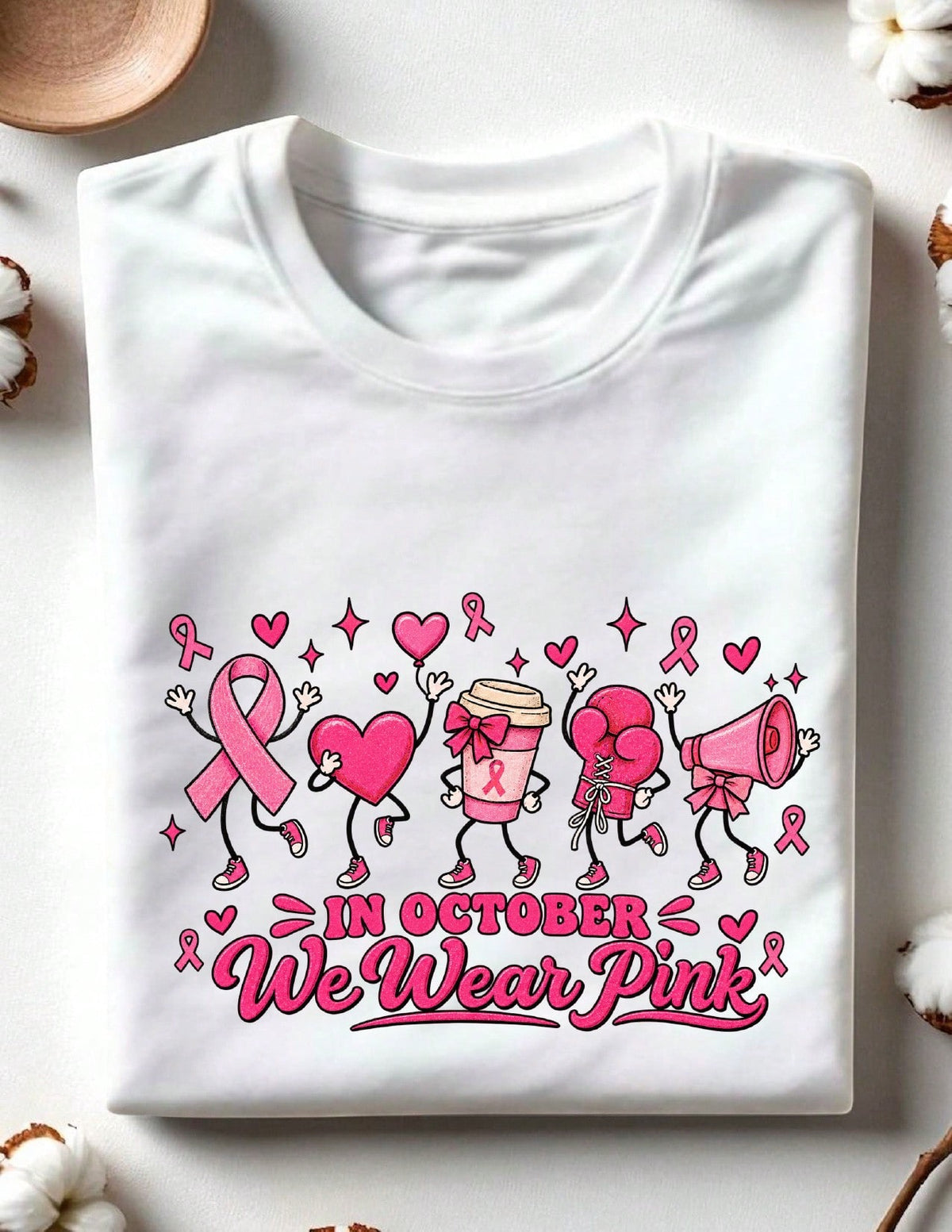 In October We Wear Pink Ghost T-Shirt