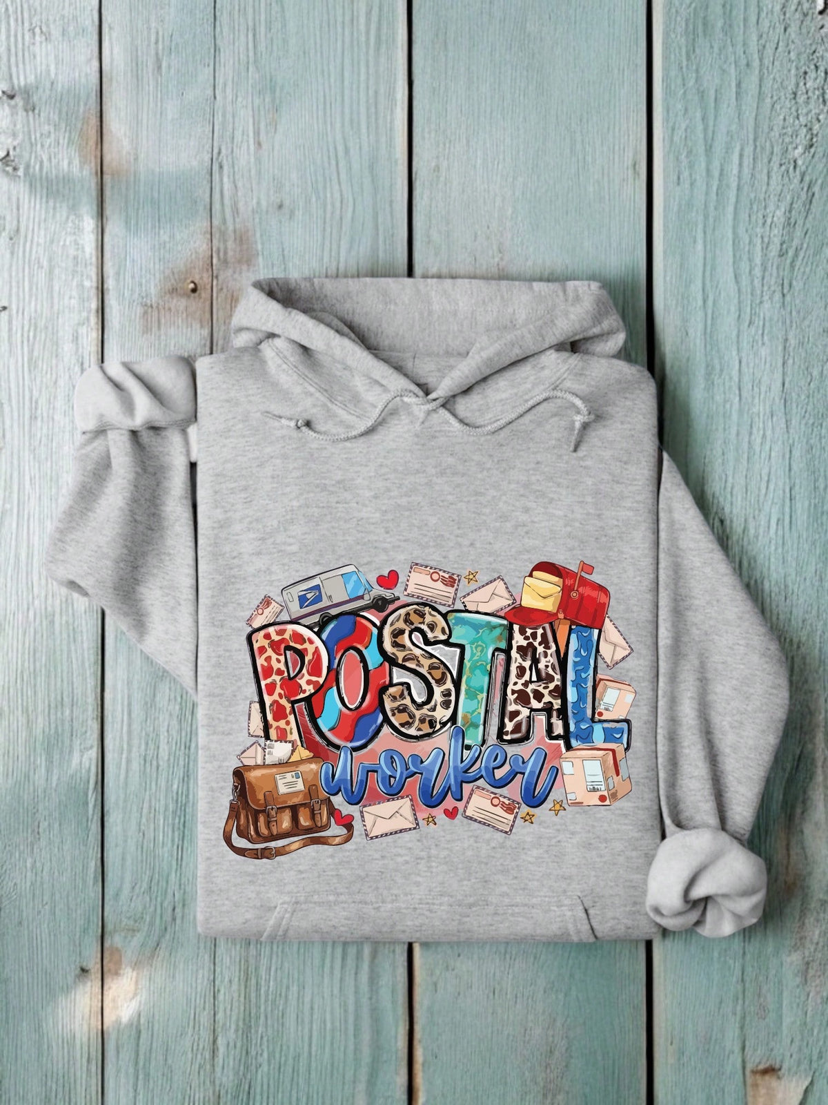Postal Worker Unisex Hooded Hoodie