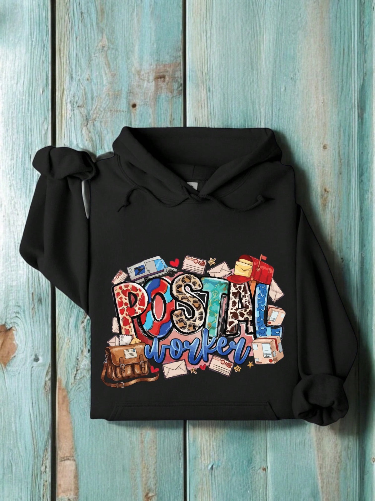 Postal Worker Unisex Hooded Hoodie