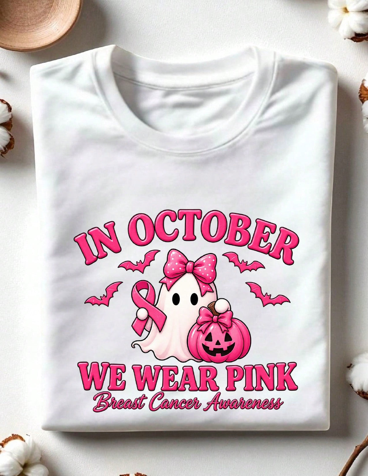 In October We Wear Pink T-Shirt