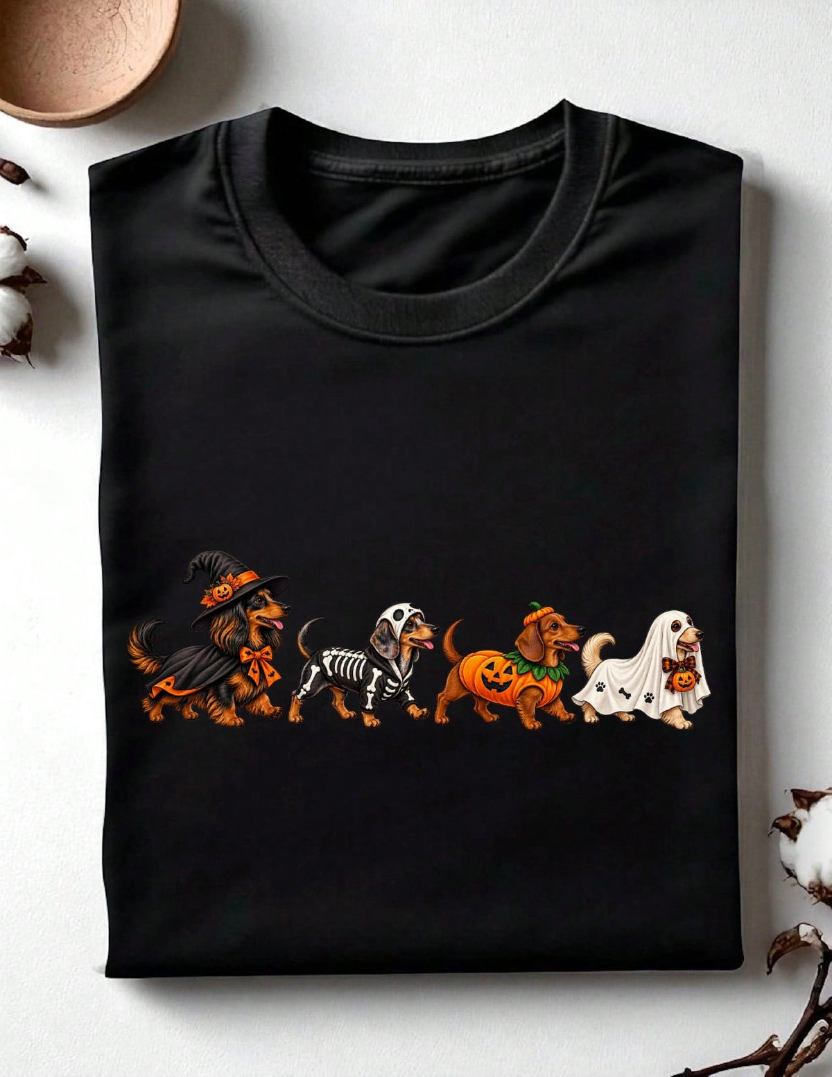Halloween Dachshund Costumes T-Shirt