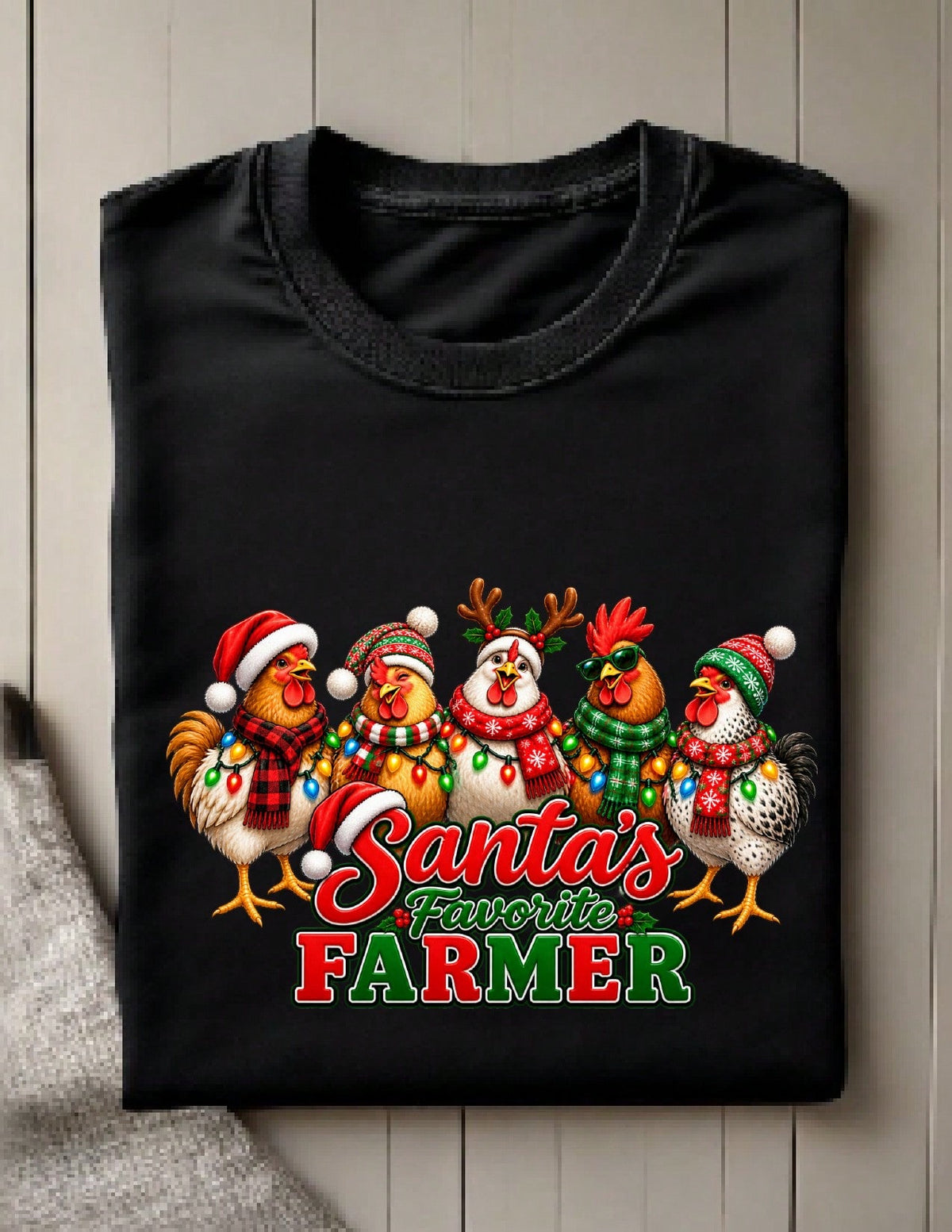 Santa's Favorite Farmer T-Shirt