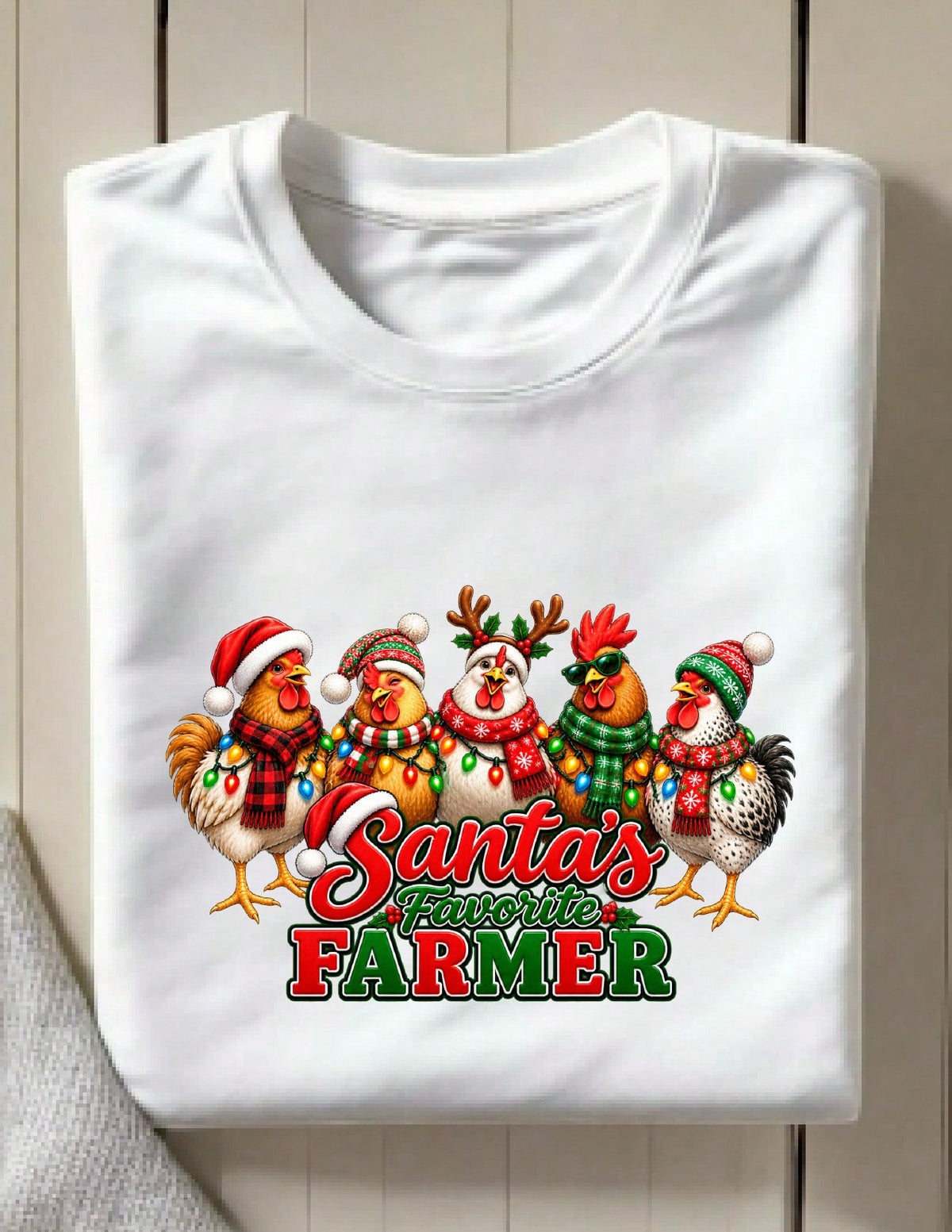 Santa's Favorite Farmer T-Shirt