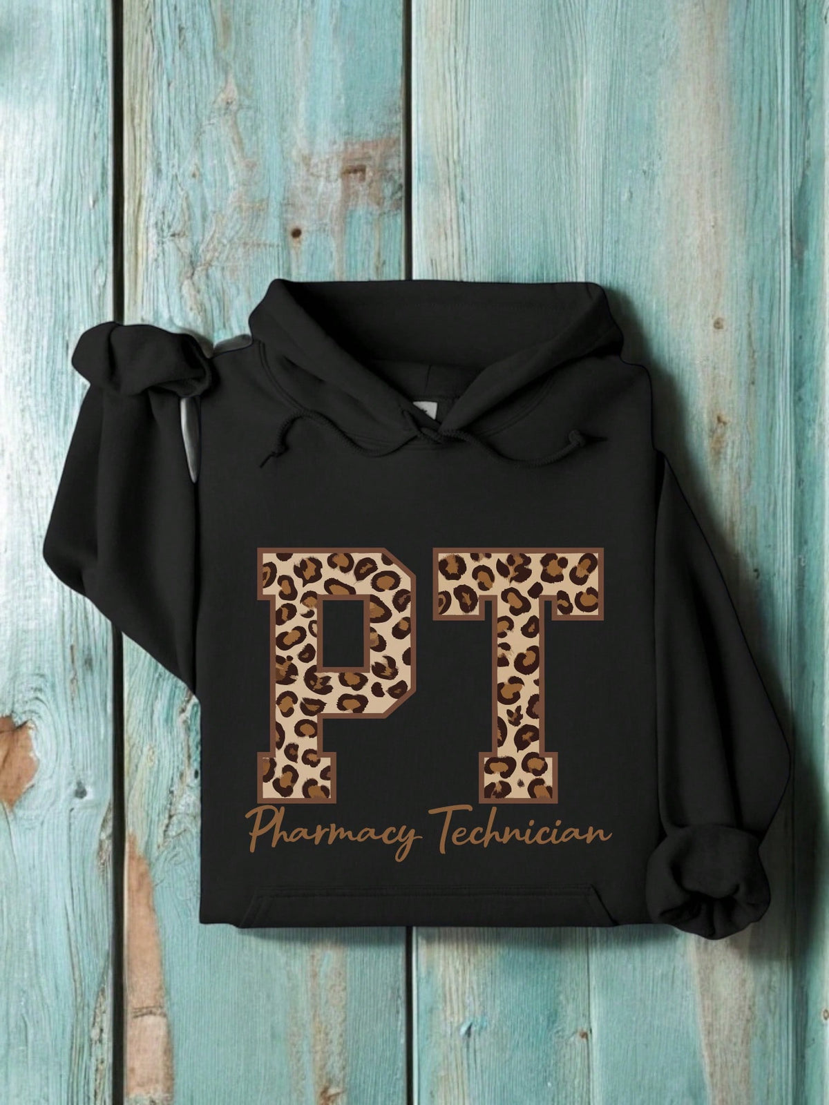 Leopard Pharmacy Technician Unisex Hoodie