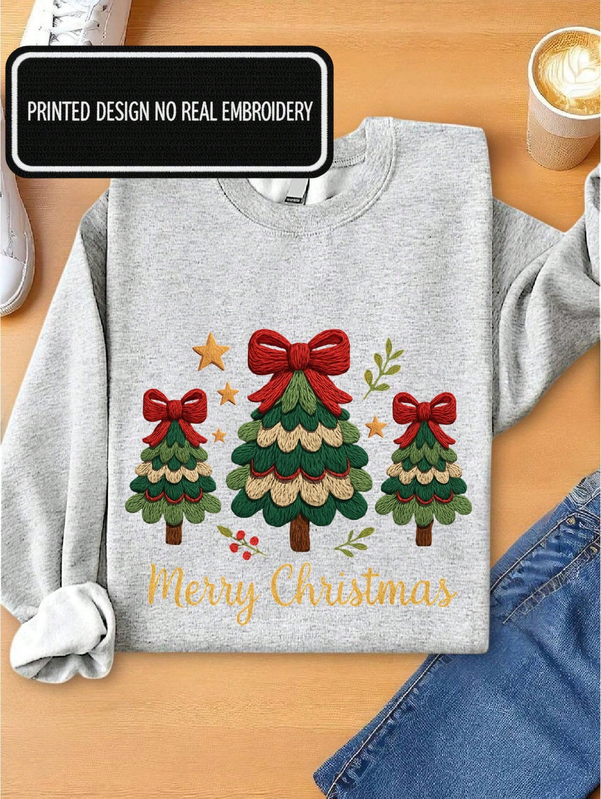 Merry Christmas Tree Sweatshirt