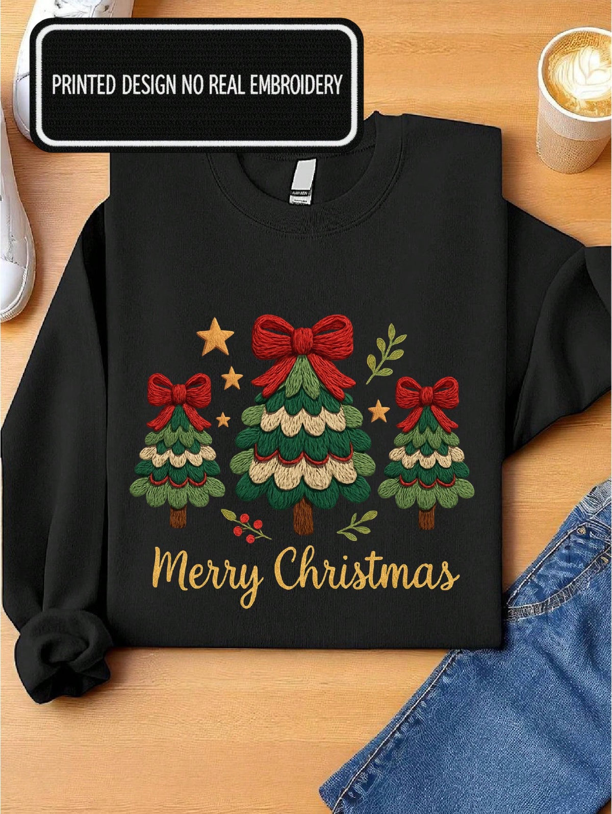 Merry Christmas Tree Sweatshirt