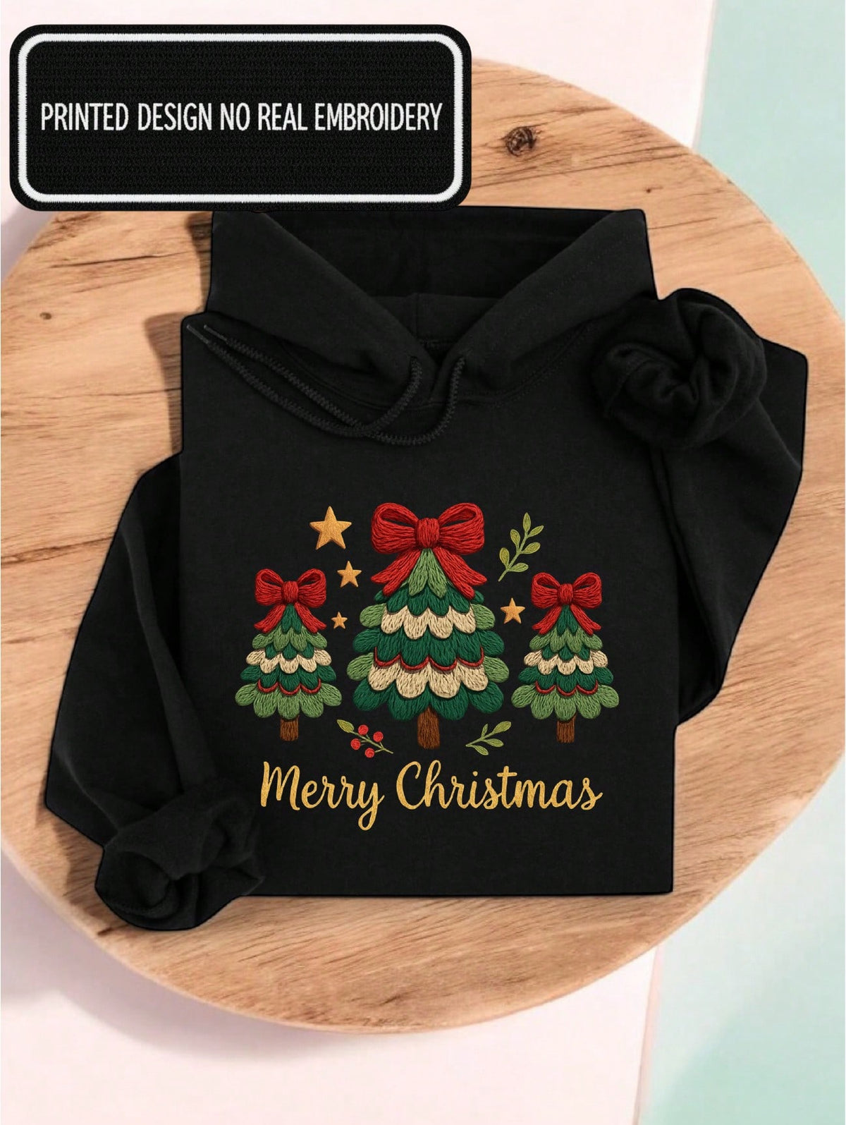 Merry Christmas Tree Hoodie