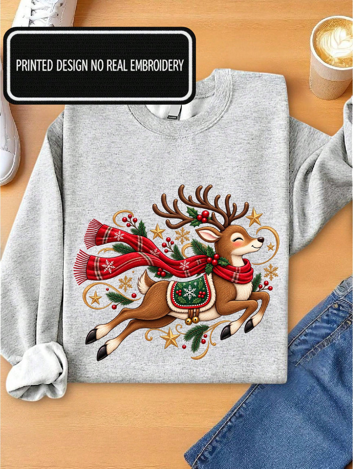Retro Reindeer Sweatshirt