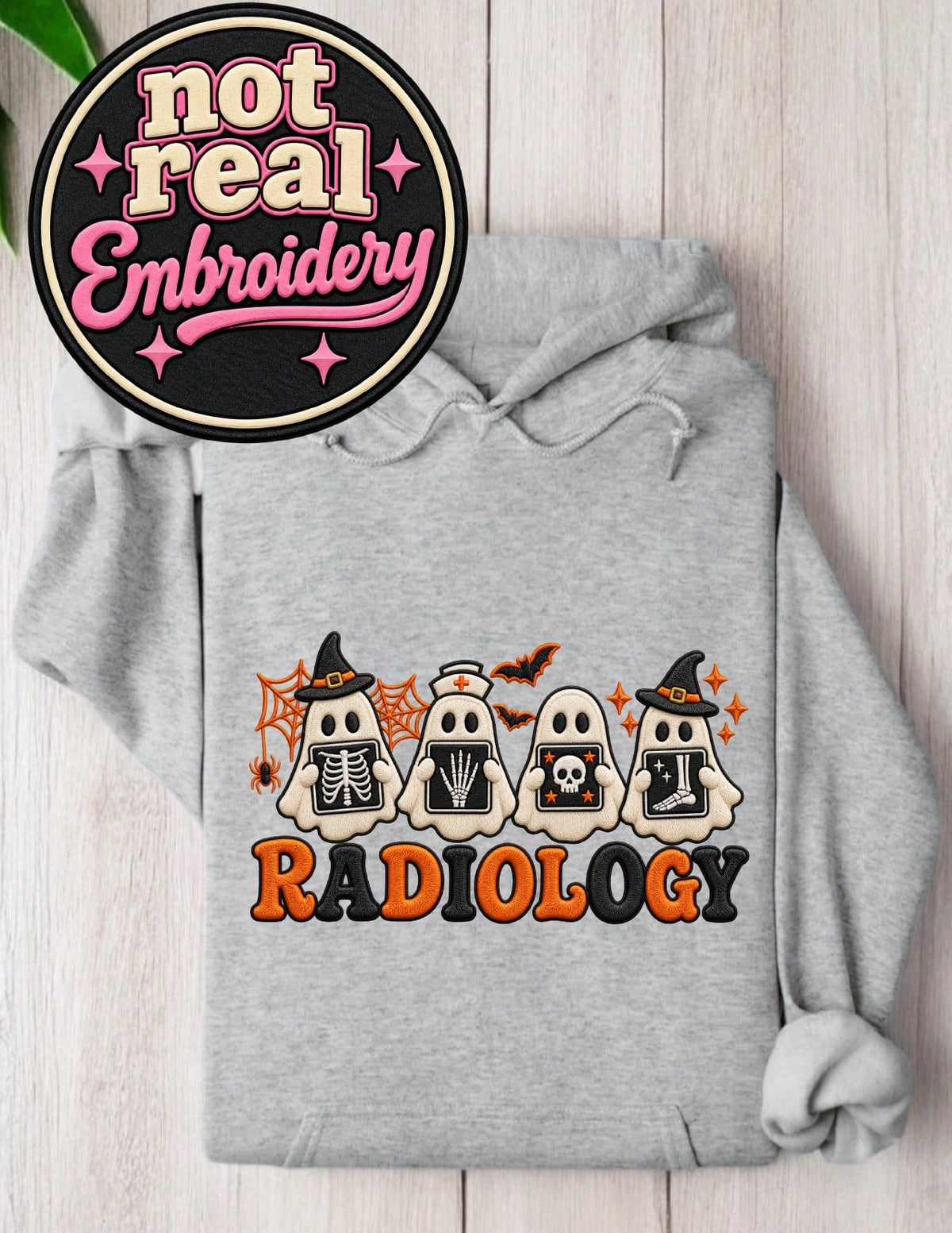 Halloween Radiology Ghosts (DTF Graphic Print) Hoodie