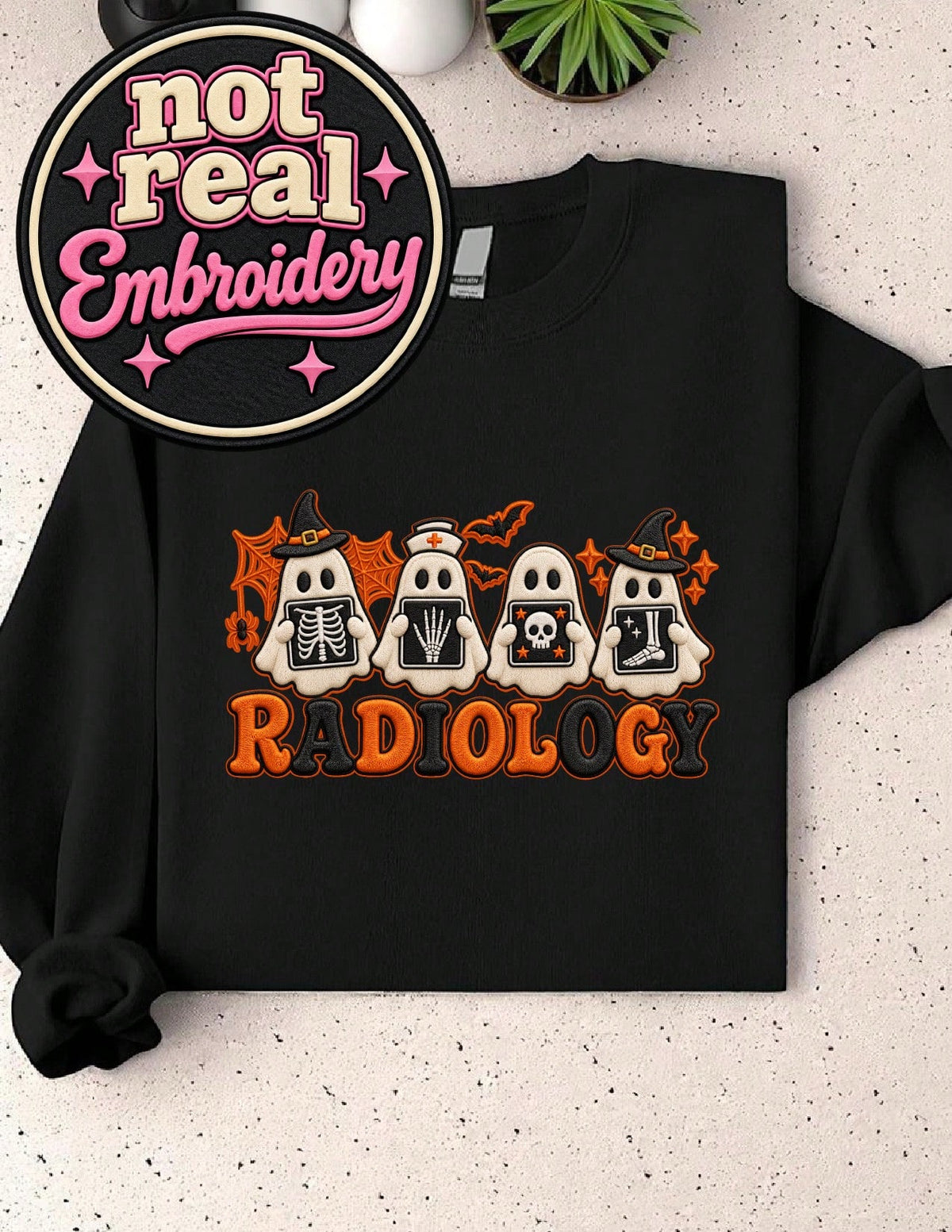 Halloween Radiology Ghosts (DTF Graphic Print) Sweatshirt