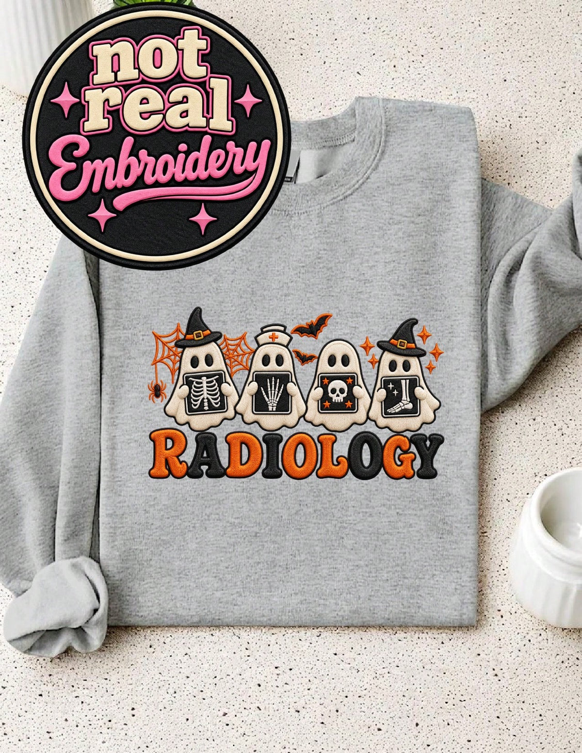 Halloween Radiology Ghosts (DTF Graphic Print) Sweatshirt