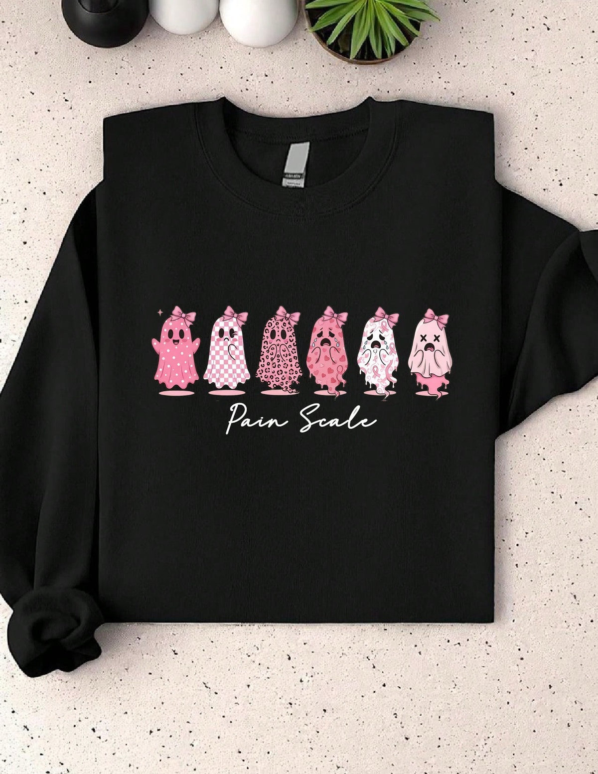 Funny Pain Scale Halloween Sweatshirt