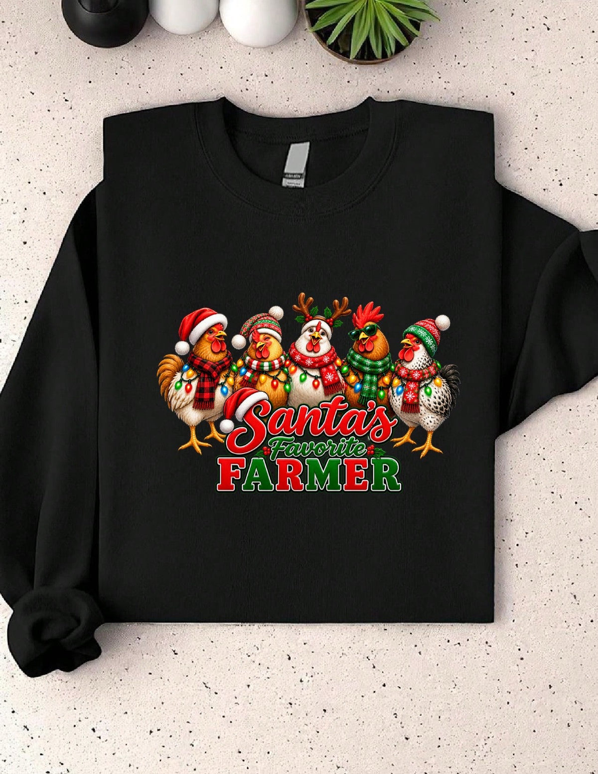 Santa's Favorite Farmer Sweatshirt
