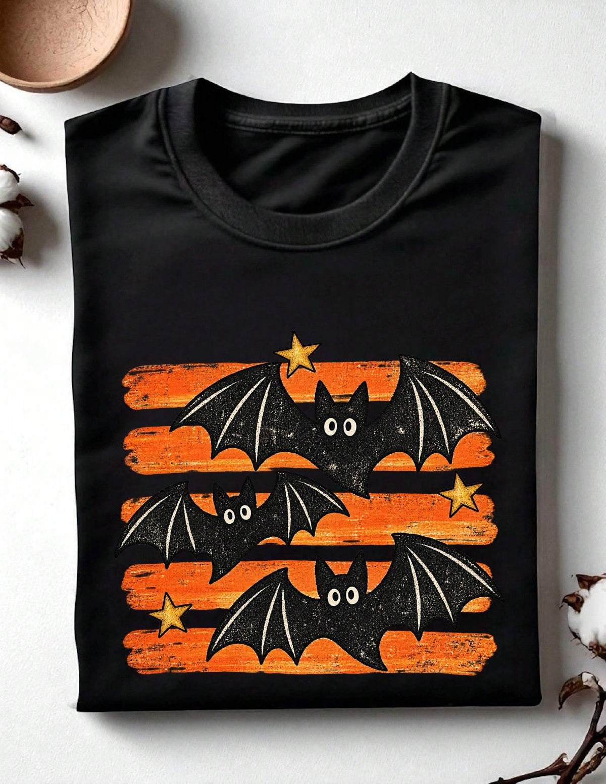 Vintage Bat Halloween T-Shirt