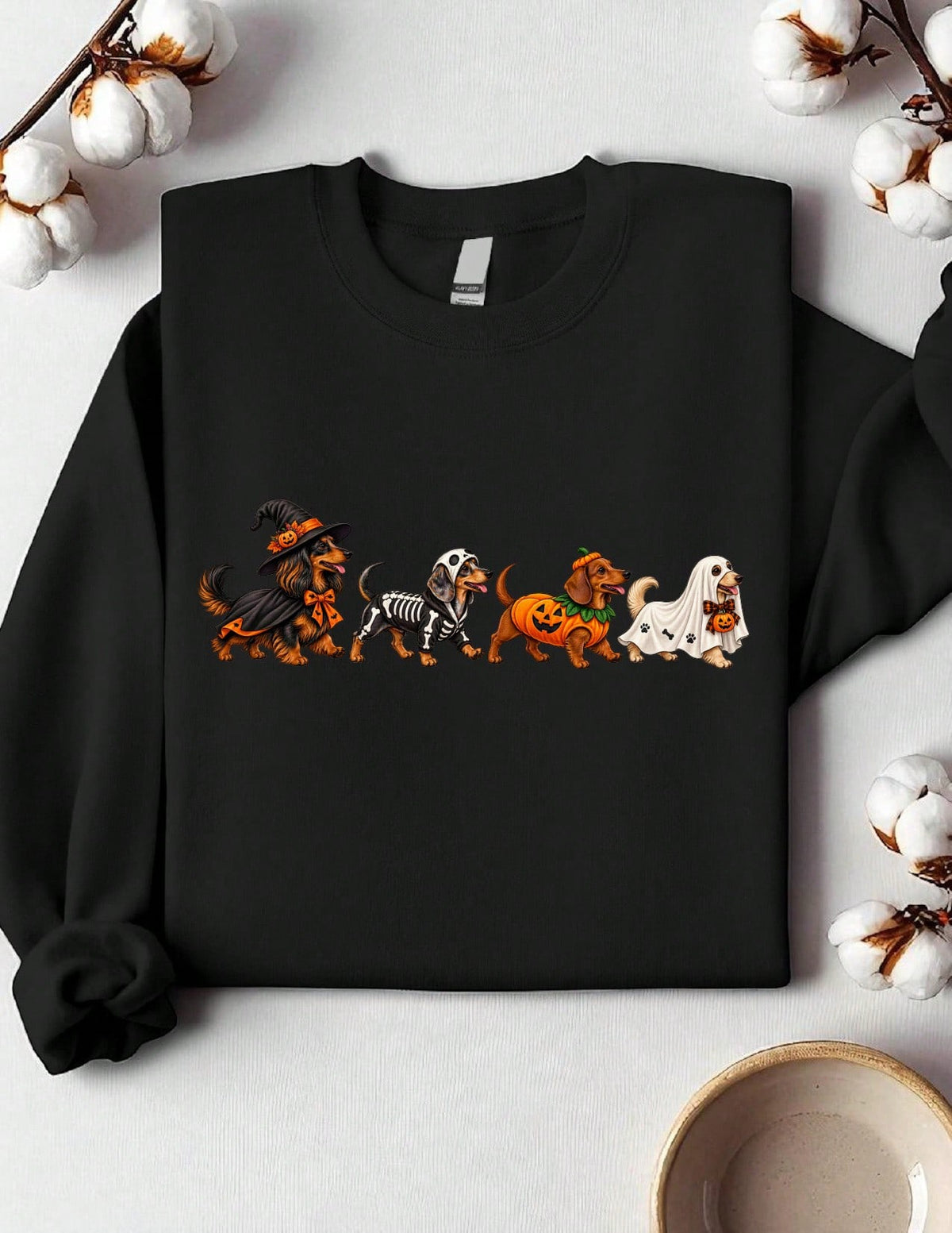 Halloween Dachshund Costumes Sweatshirt