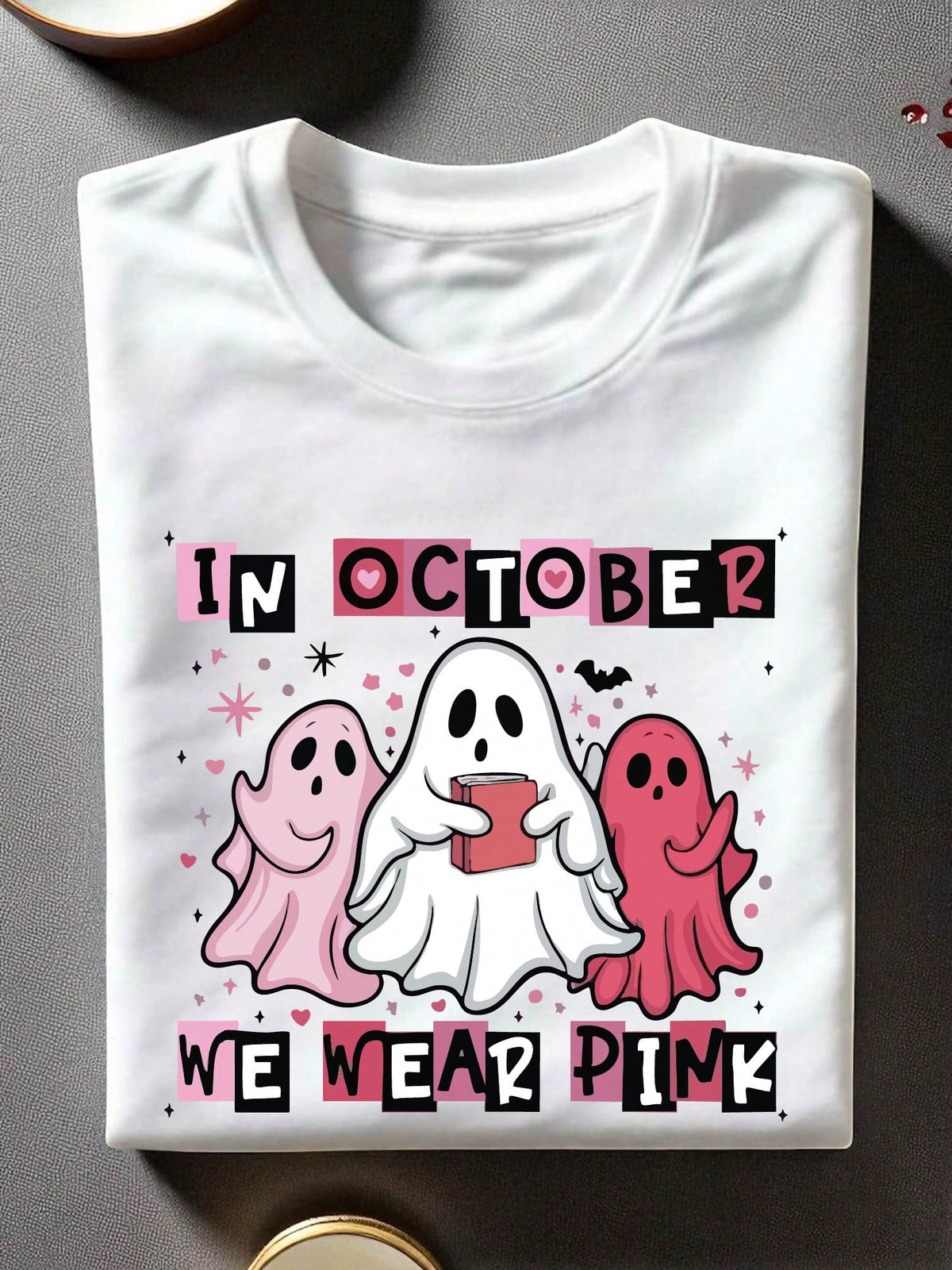 In October We Wear Pink Unisex T-Shirt