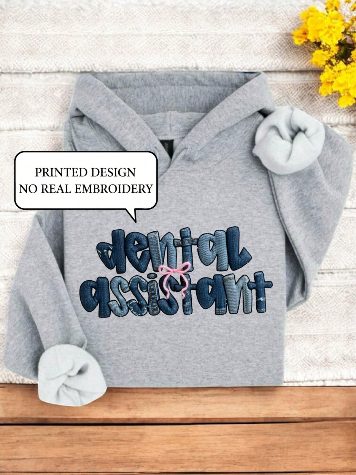 Dental Assistant (DTF Graphic Print) Hoodie