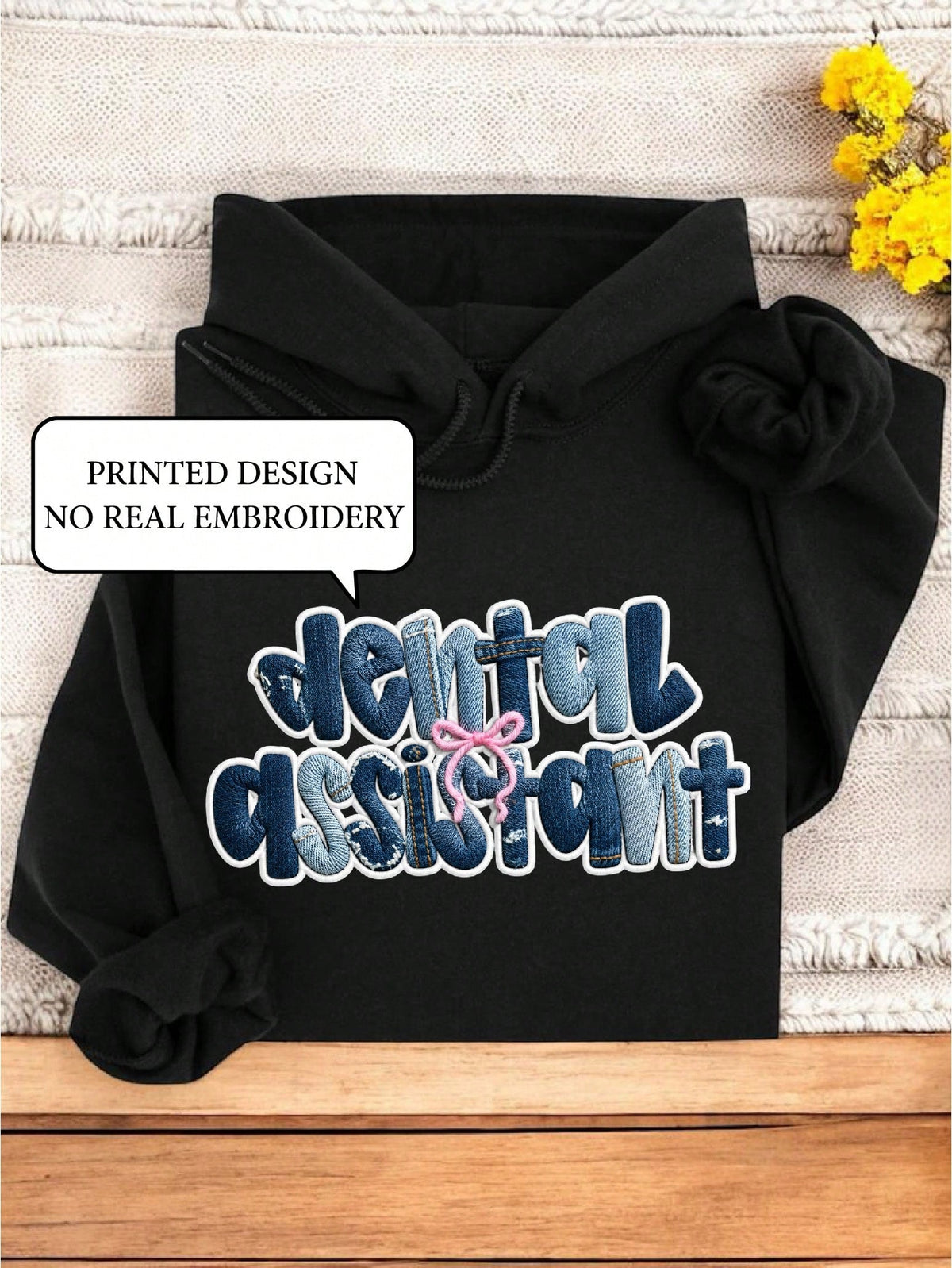 Dental Assistant (DTF Graphic Print) Hoodie