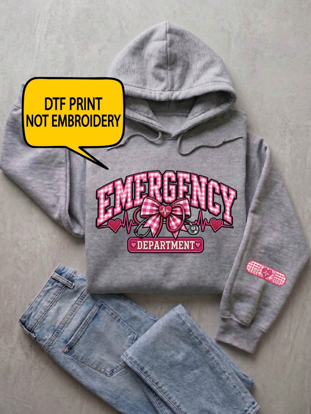 Emergency Department Coquette Hoodie