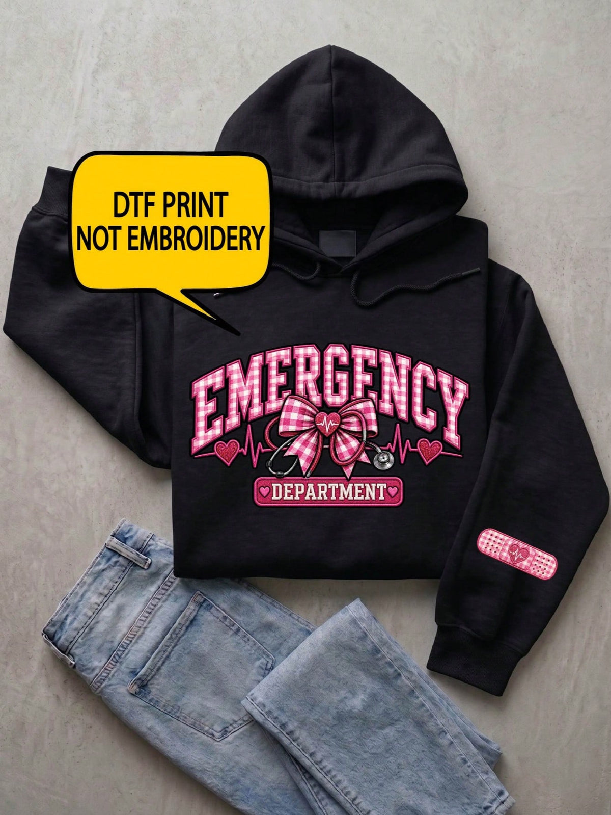 Emergency Department Coquette Hoodie