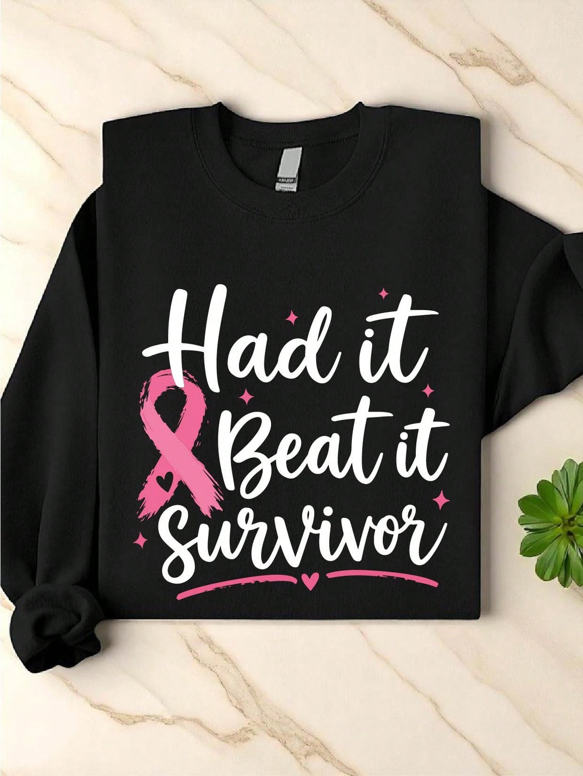 Pink Ribbon Breast Cancer Sweatshirt