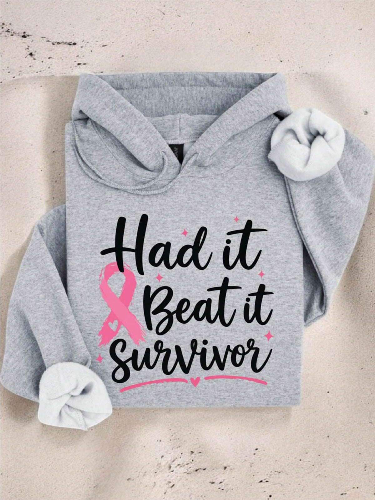 Pink Ribbon Breast Cancer Hoodie