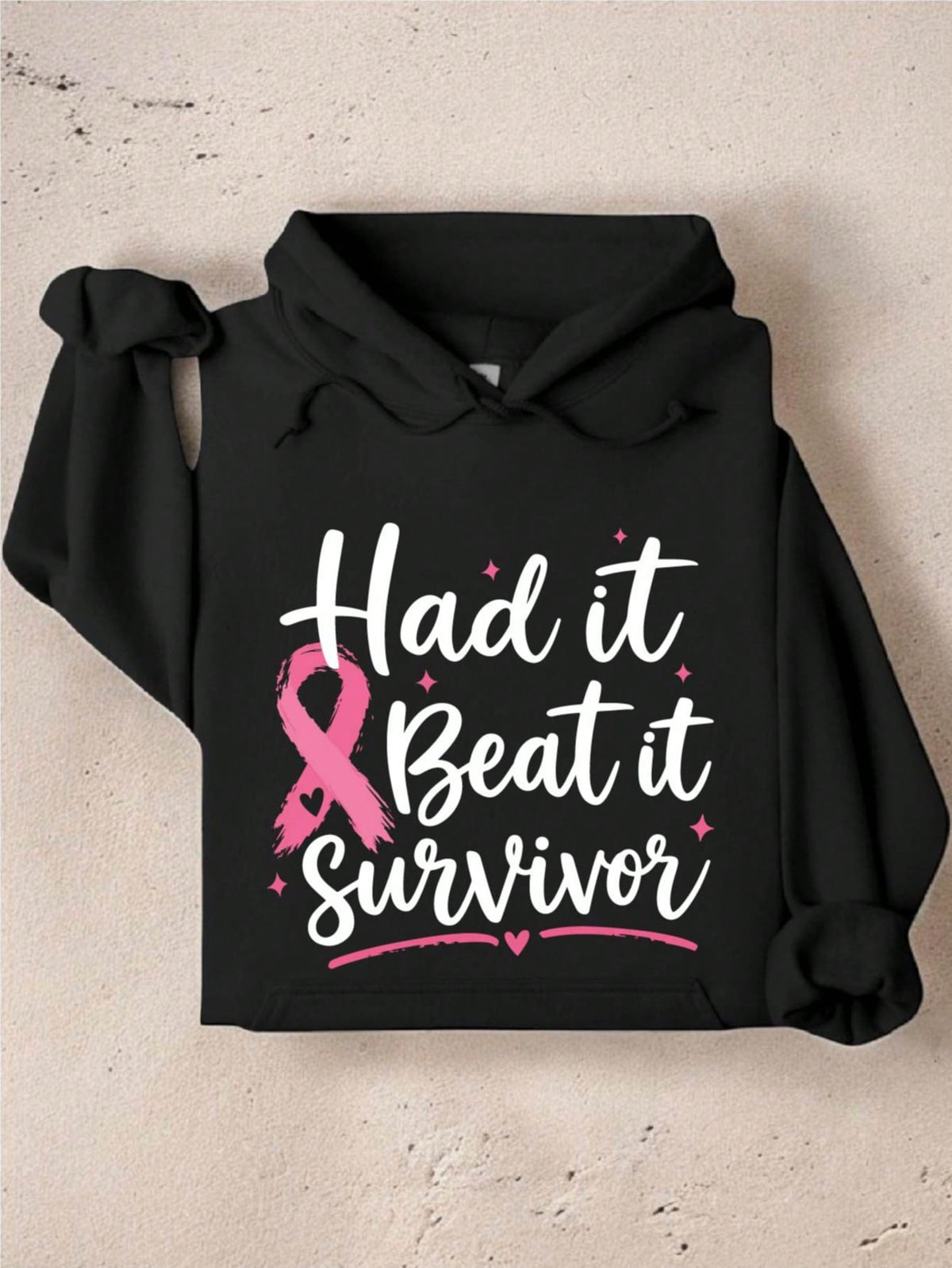 Pink Ribbon Breast Cancer Hoodie