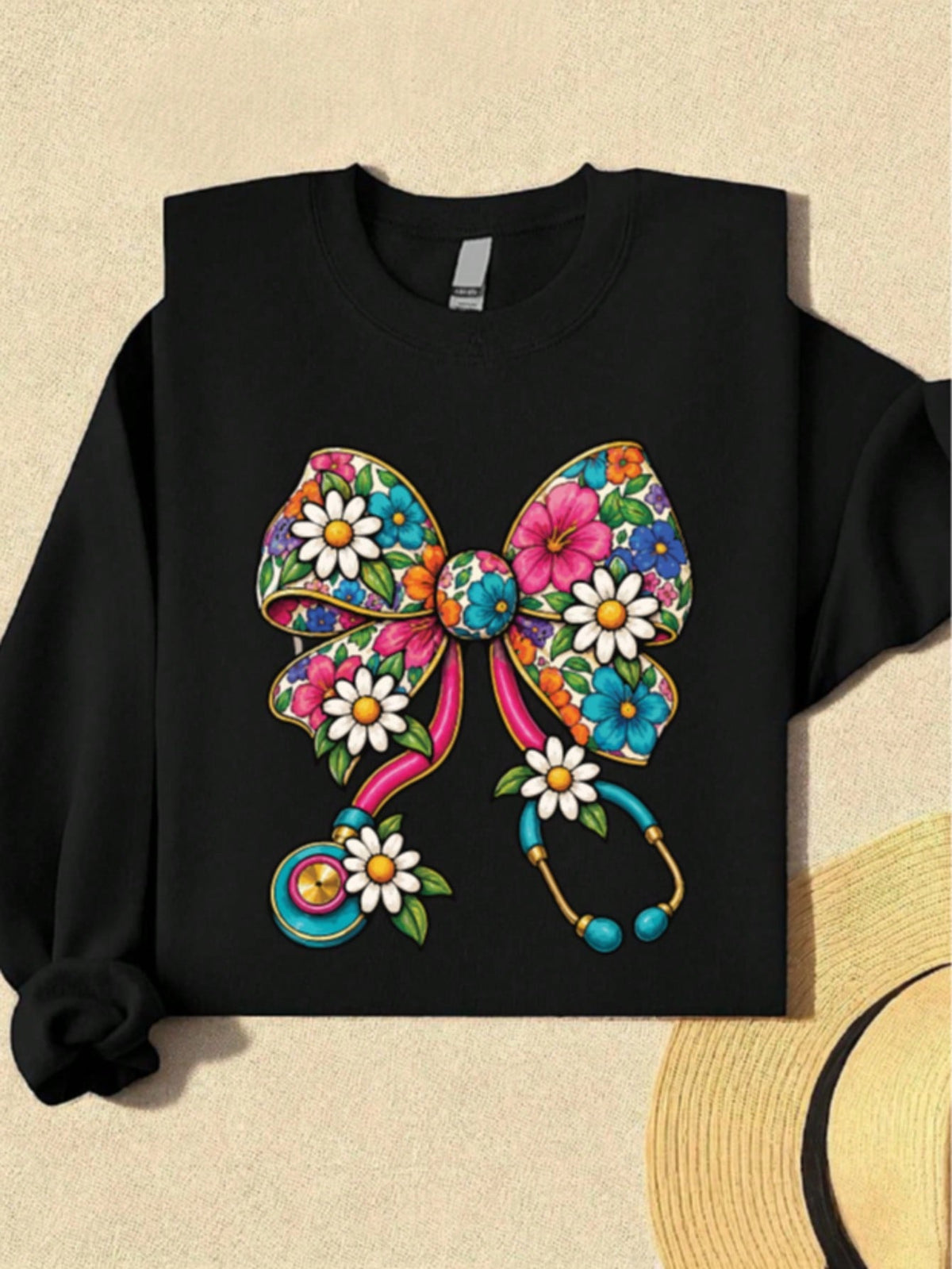 Preppy Floral Nursing Sweatshirt