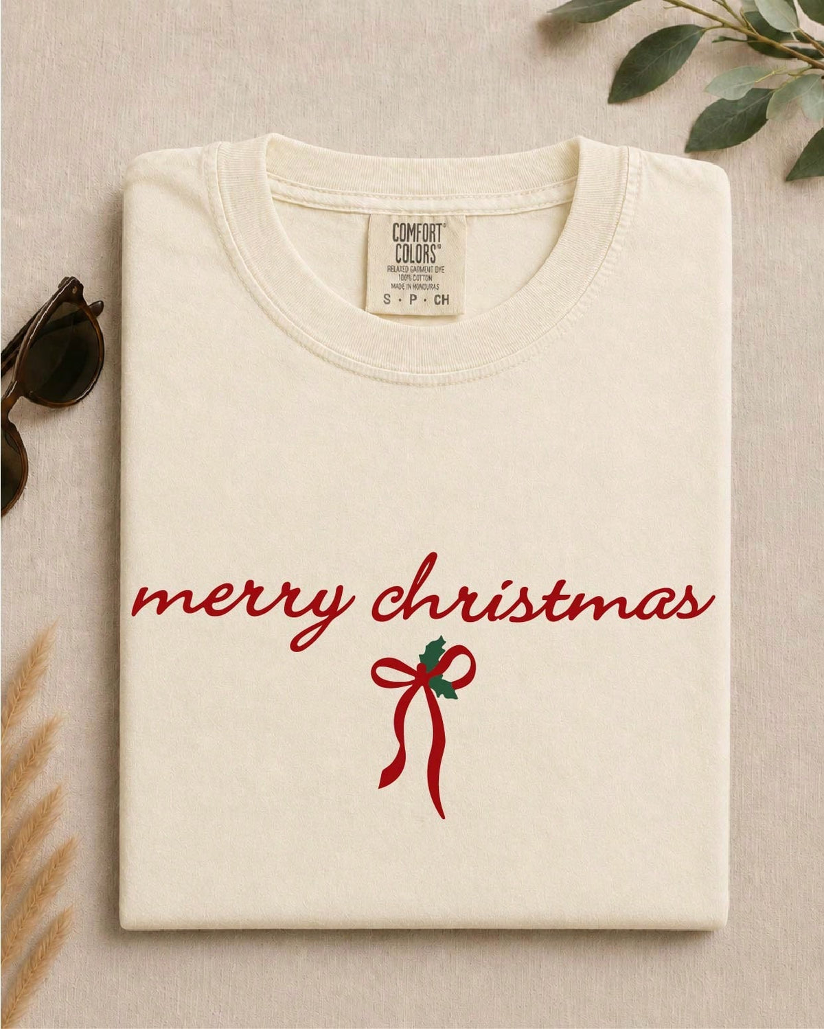 Merry Christmas Bow T-Shirt