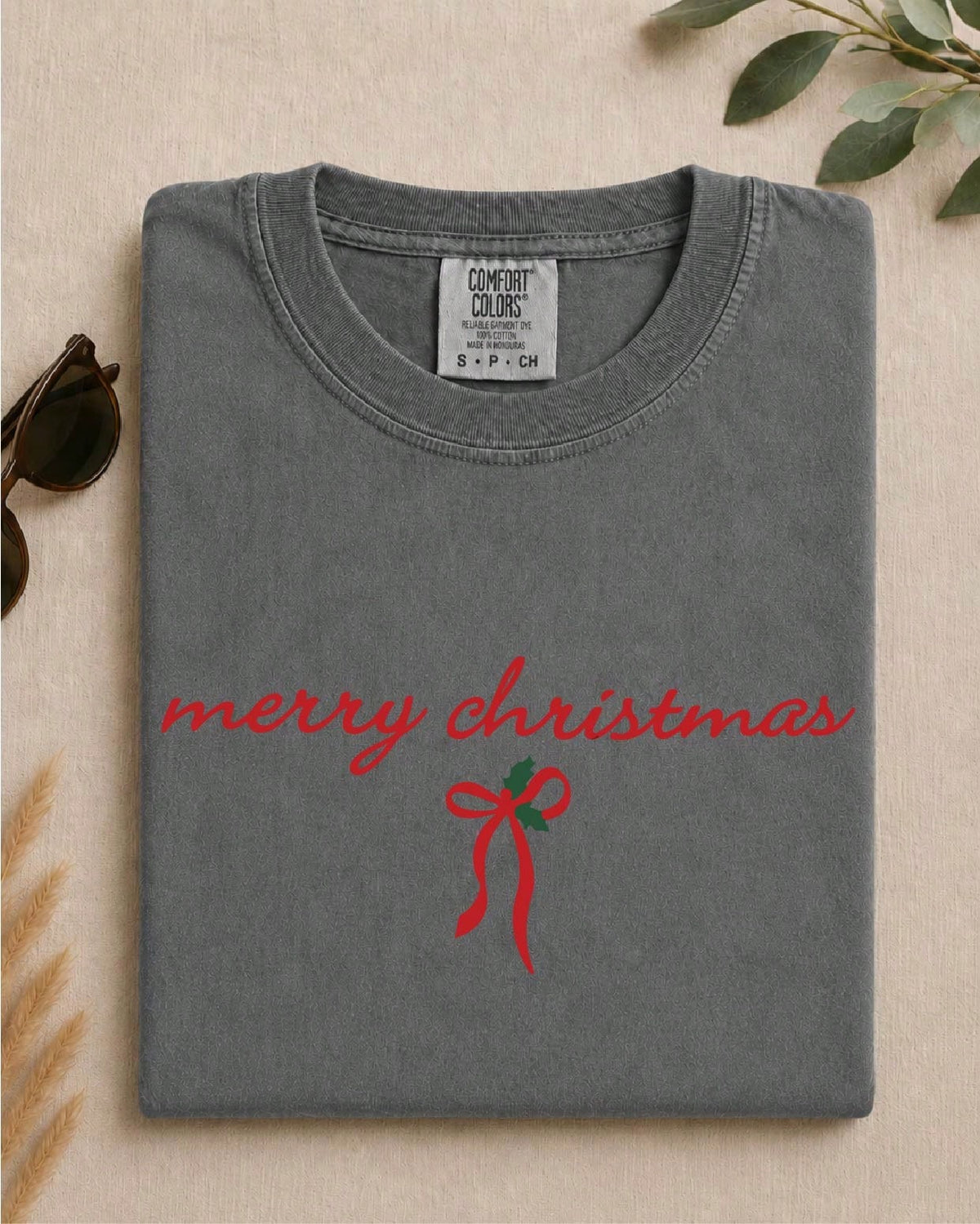Merry Christmas Bow T-Shirt