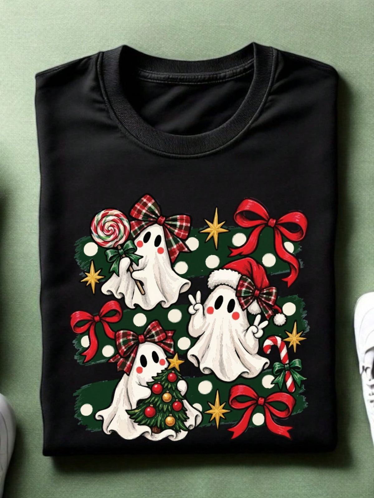 Christmas Ghost Unisex T-Shirt