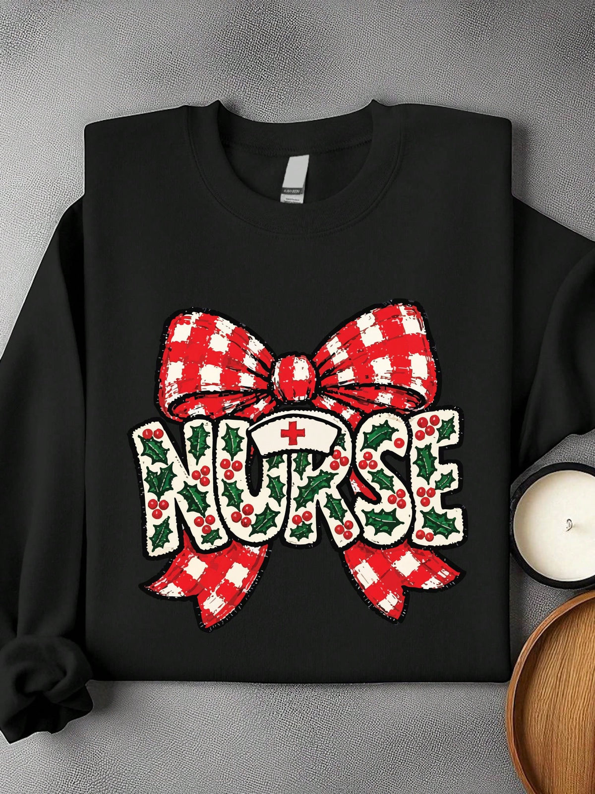 Christmas Coquette Nurse Unisex Sweatshirt