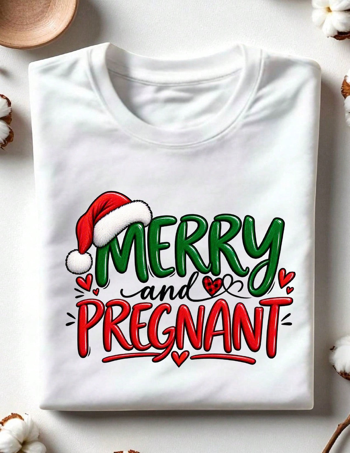 Merry And Pregnant T-Shirt