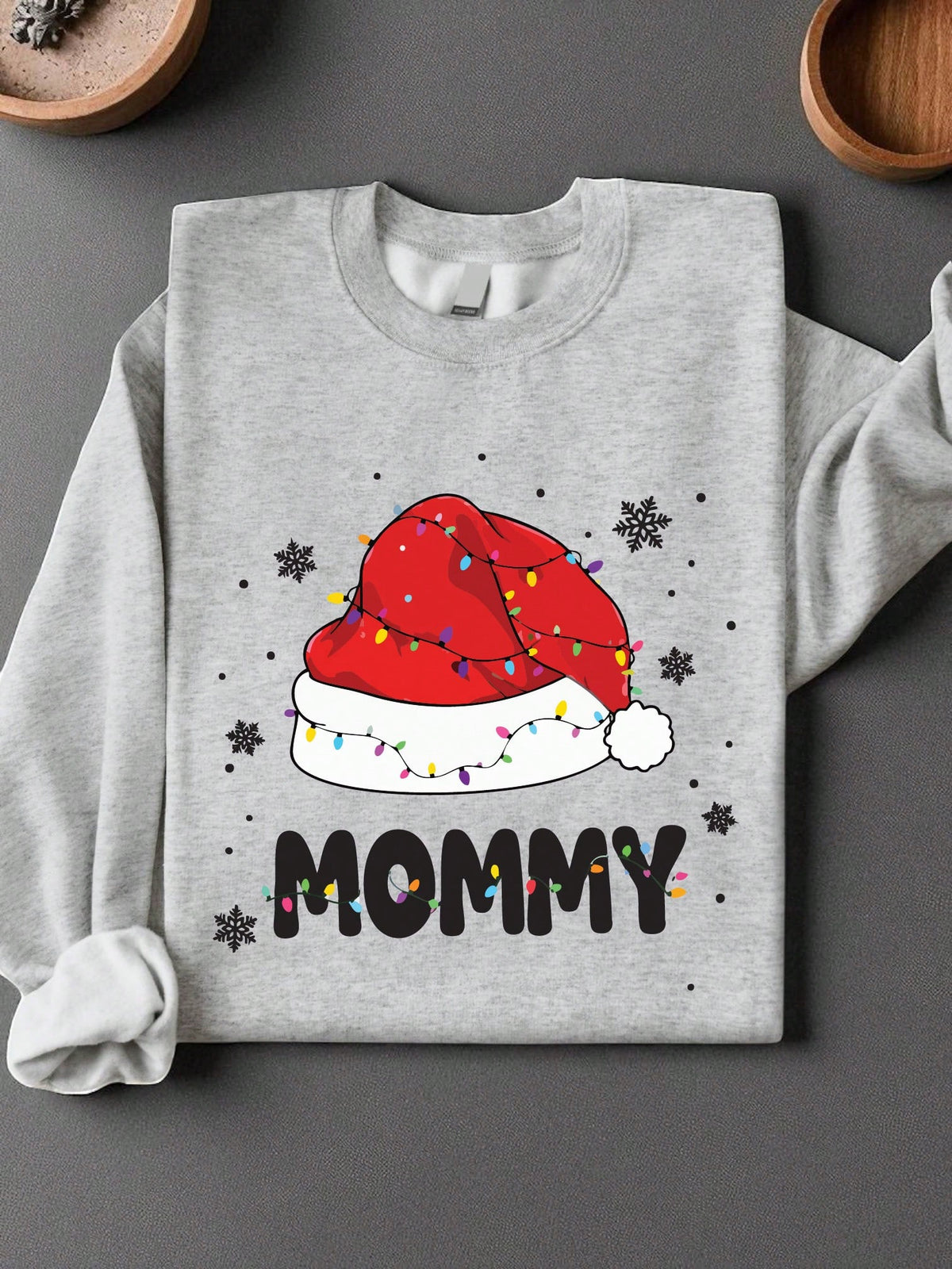 1PC Christmas Mommy Daddy Unisex Sweatshirt