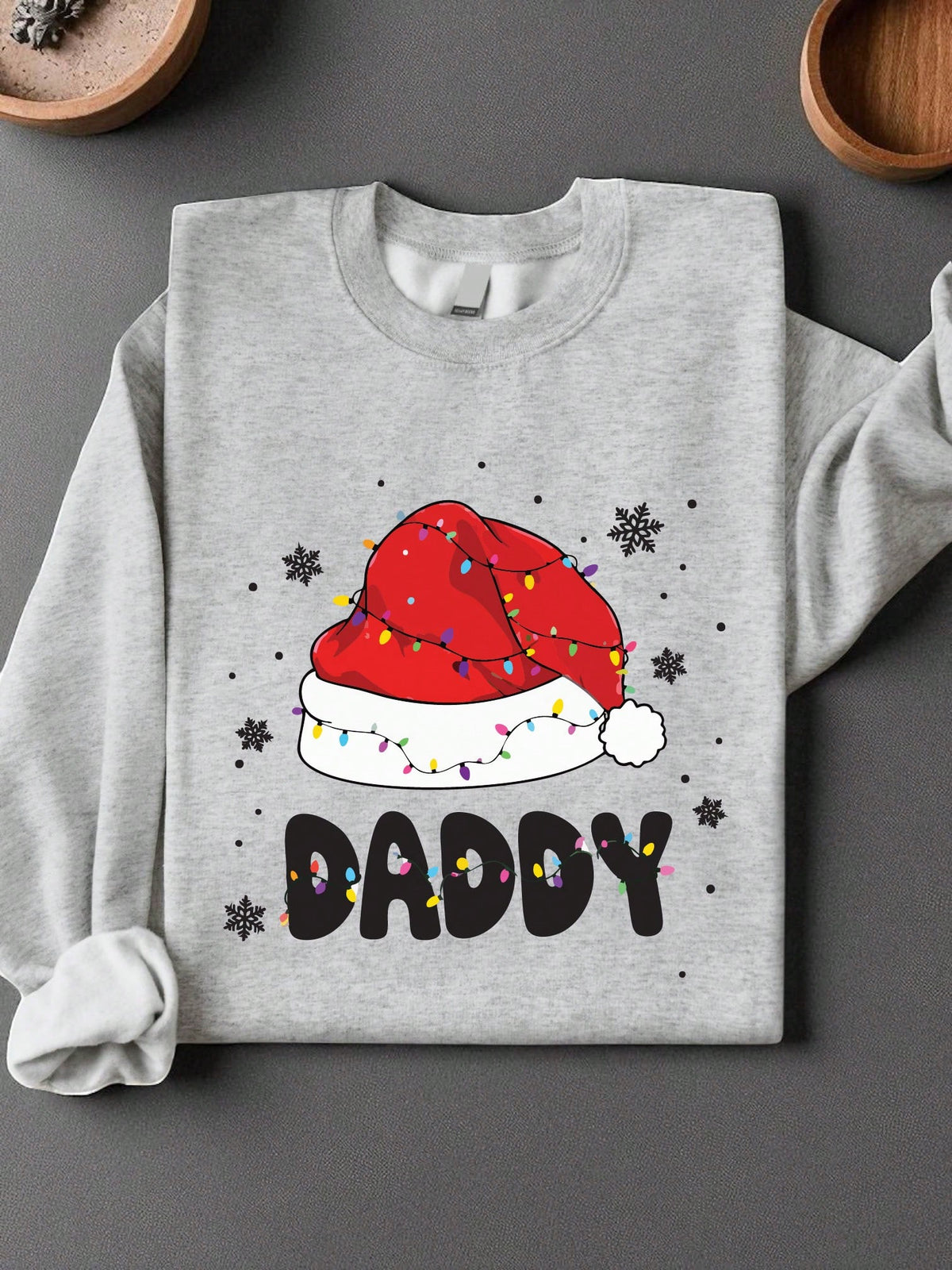 1PC Christmas Mommy Daddy Unisex Sweatshirt