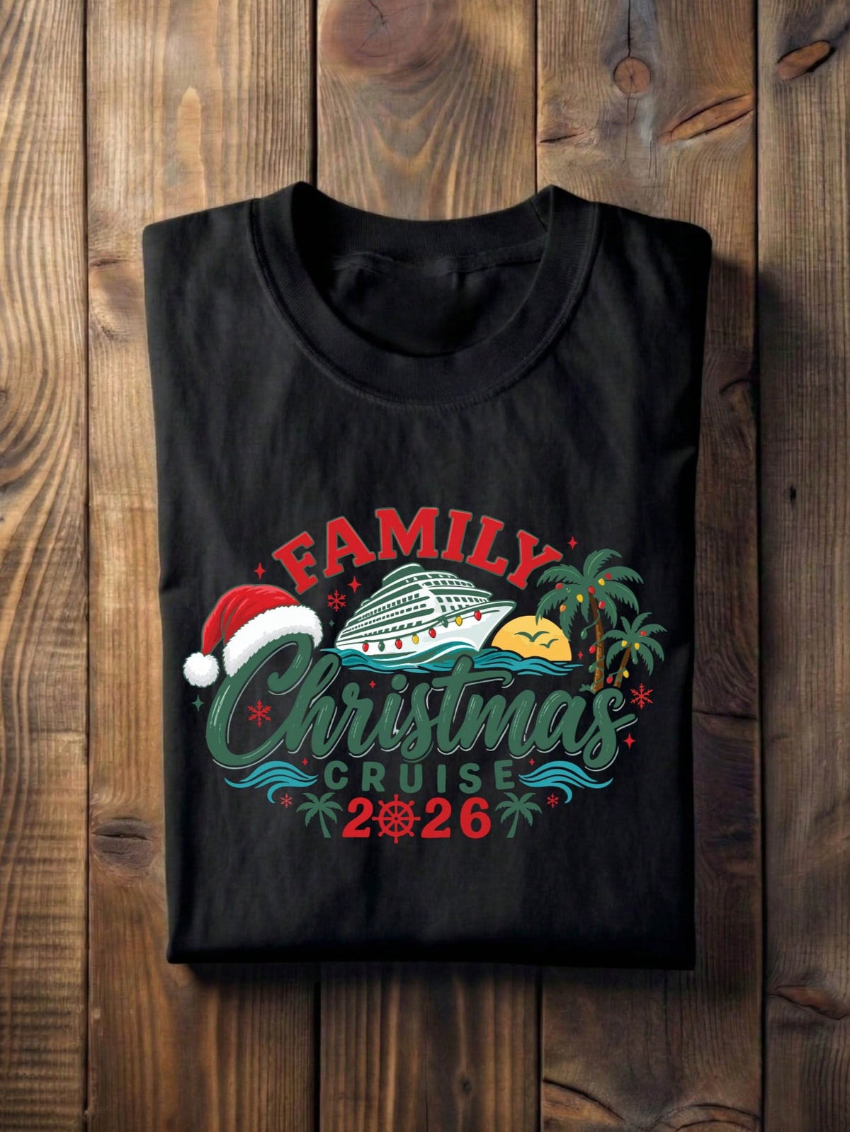 Family Christmas Cruise 2026 T-Shirt