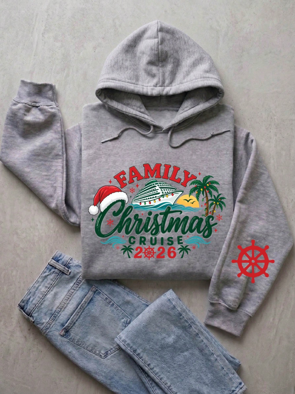Family Christmas Cruise 2026 Hoodie
