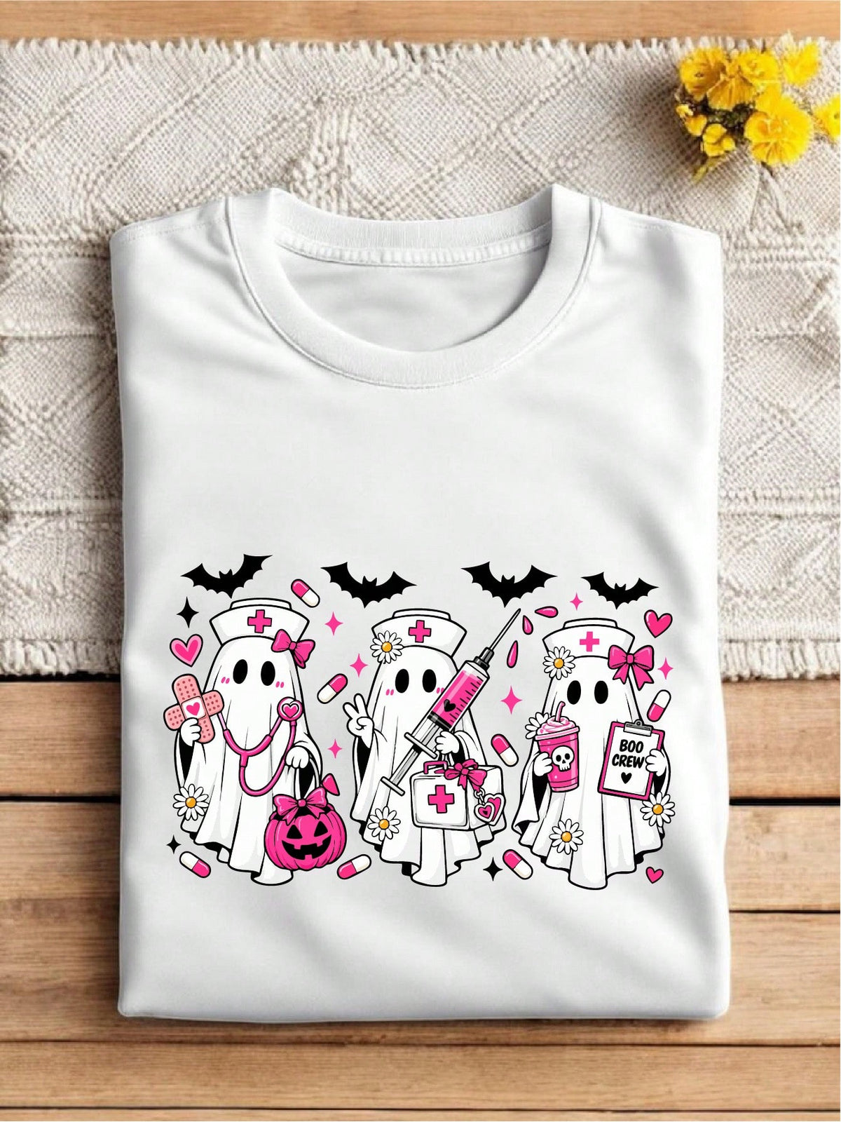 Cute Nurse Ghost T-Shirt