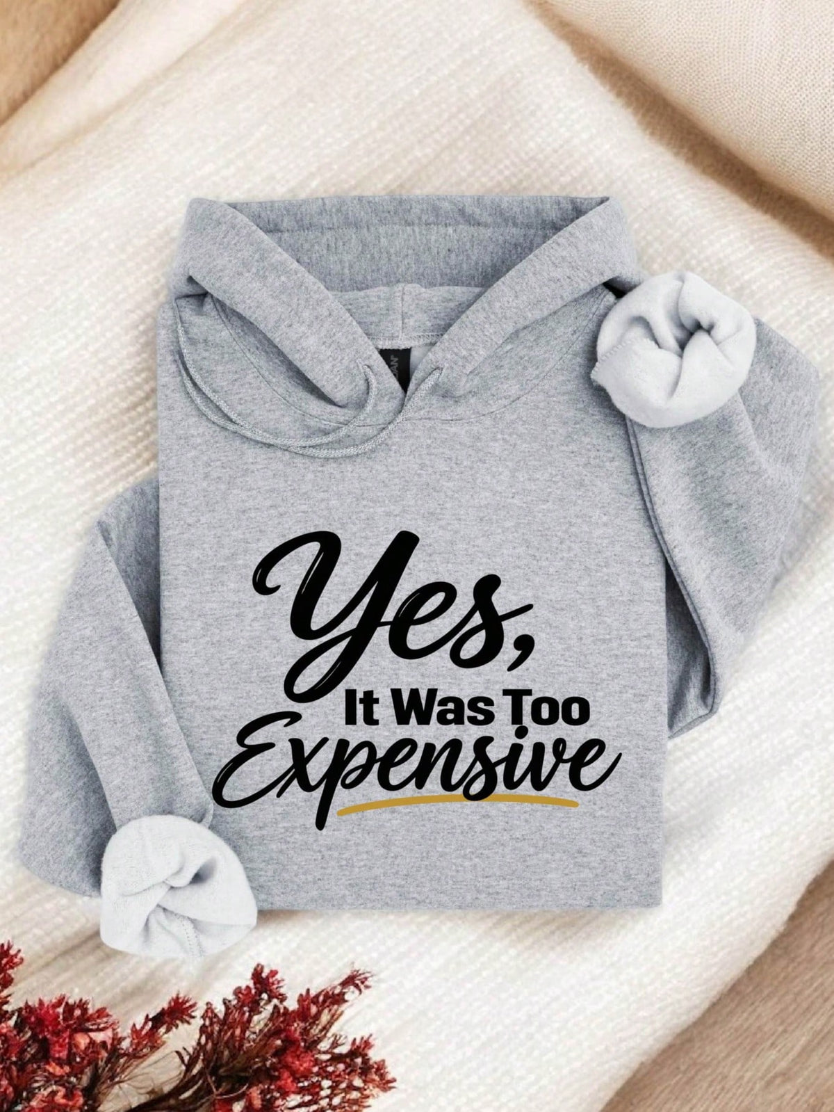 Yes It Was Too Expensive Hoodie