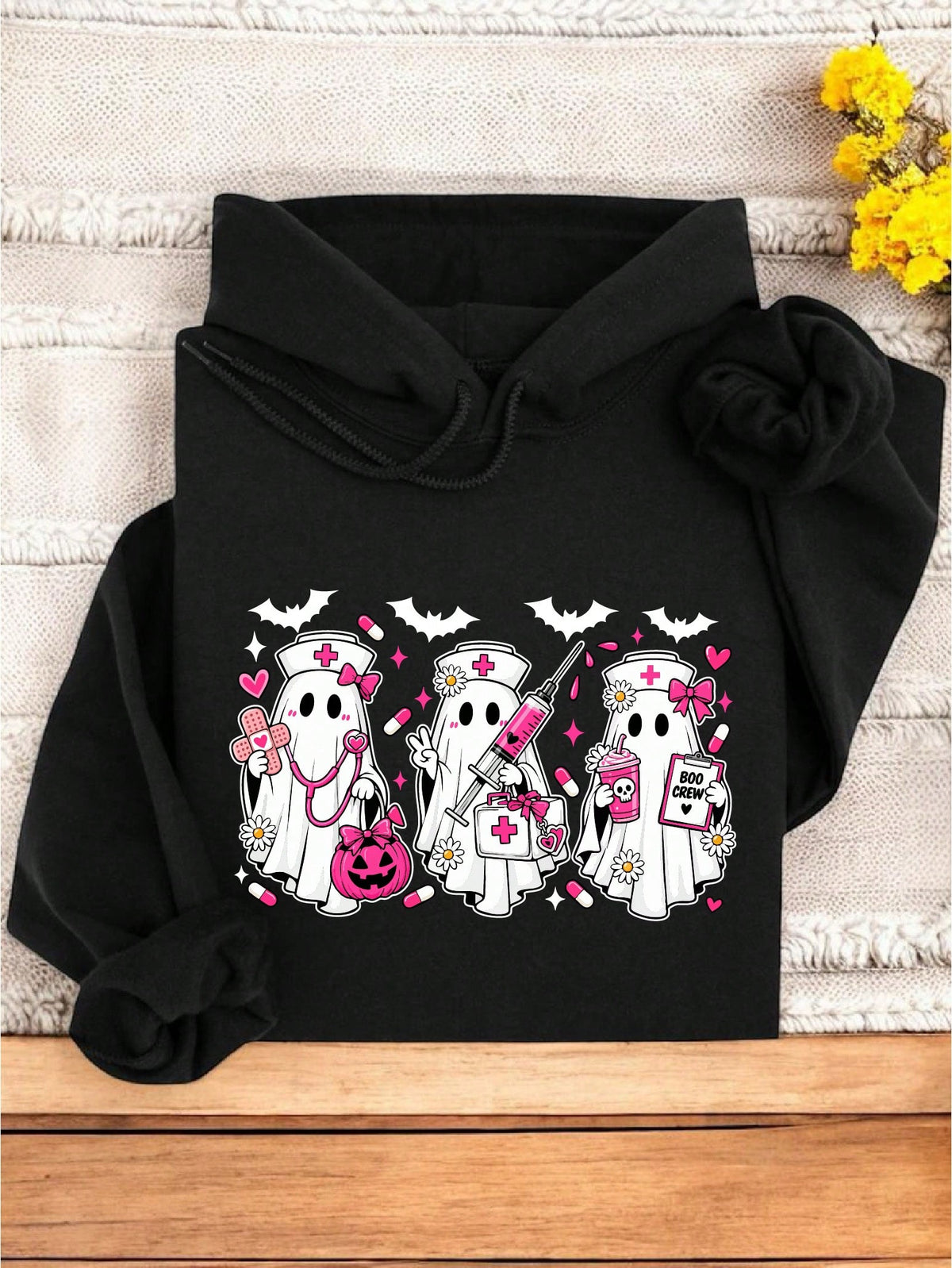 Cute Nurse Ghost Hoodie