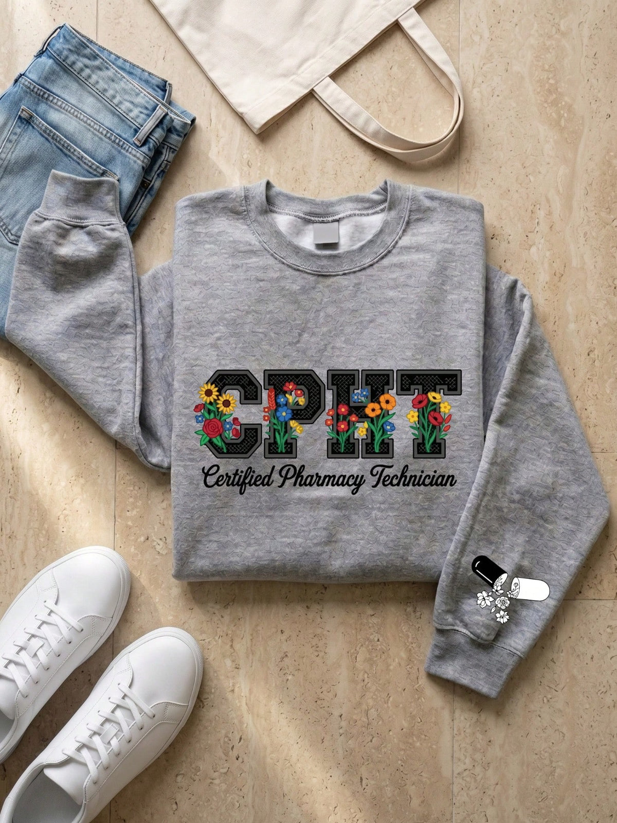 Floral CPHT Sweatshirt