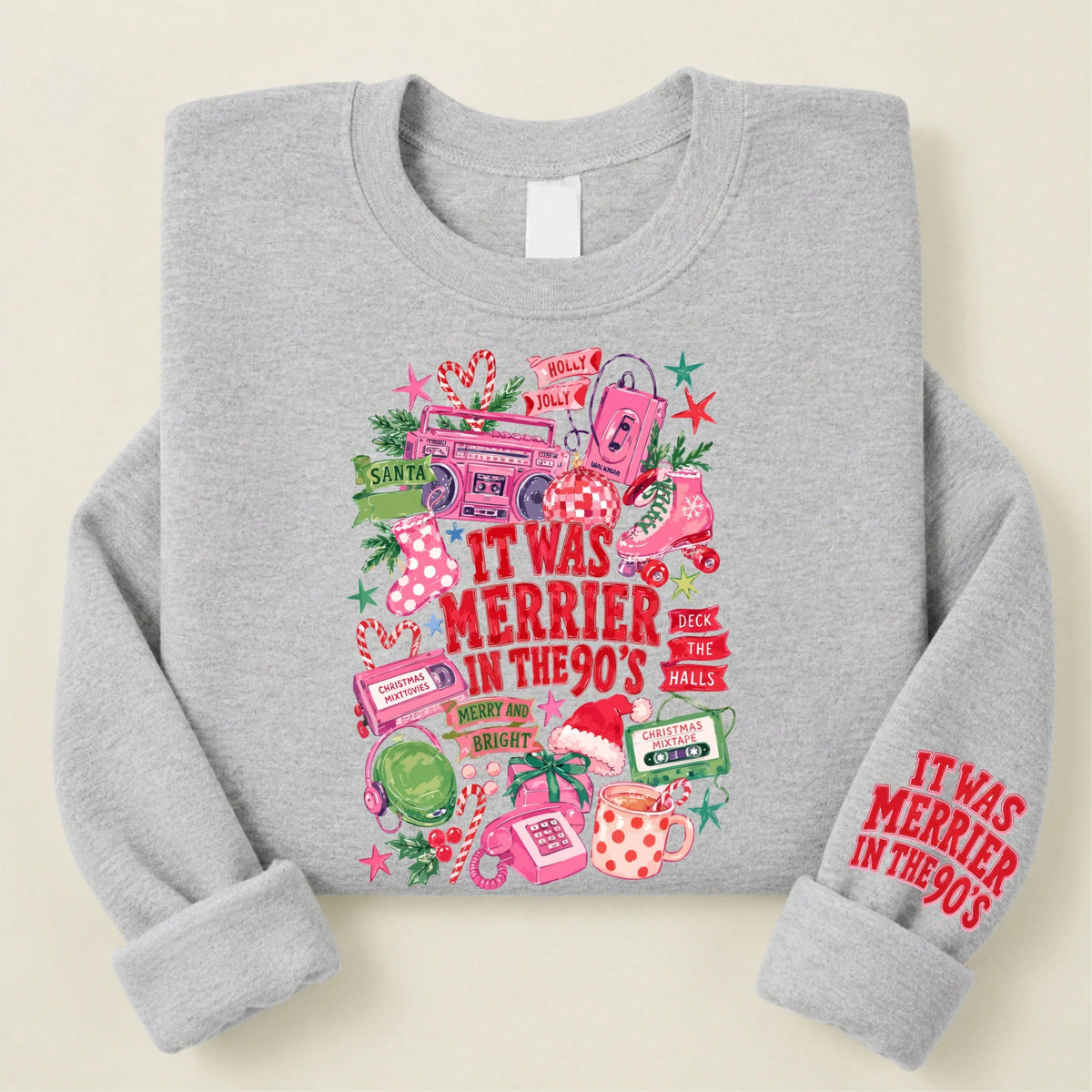 It Was Merrier In The 90's Sweatshirt