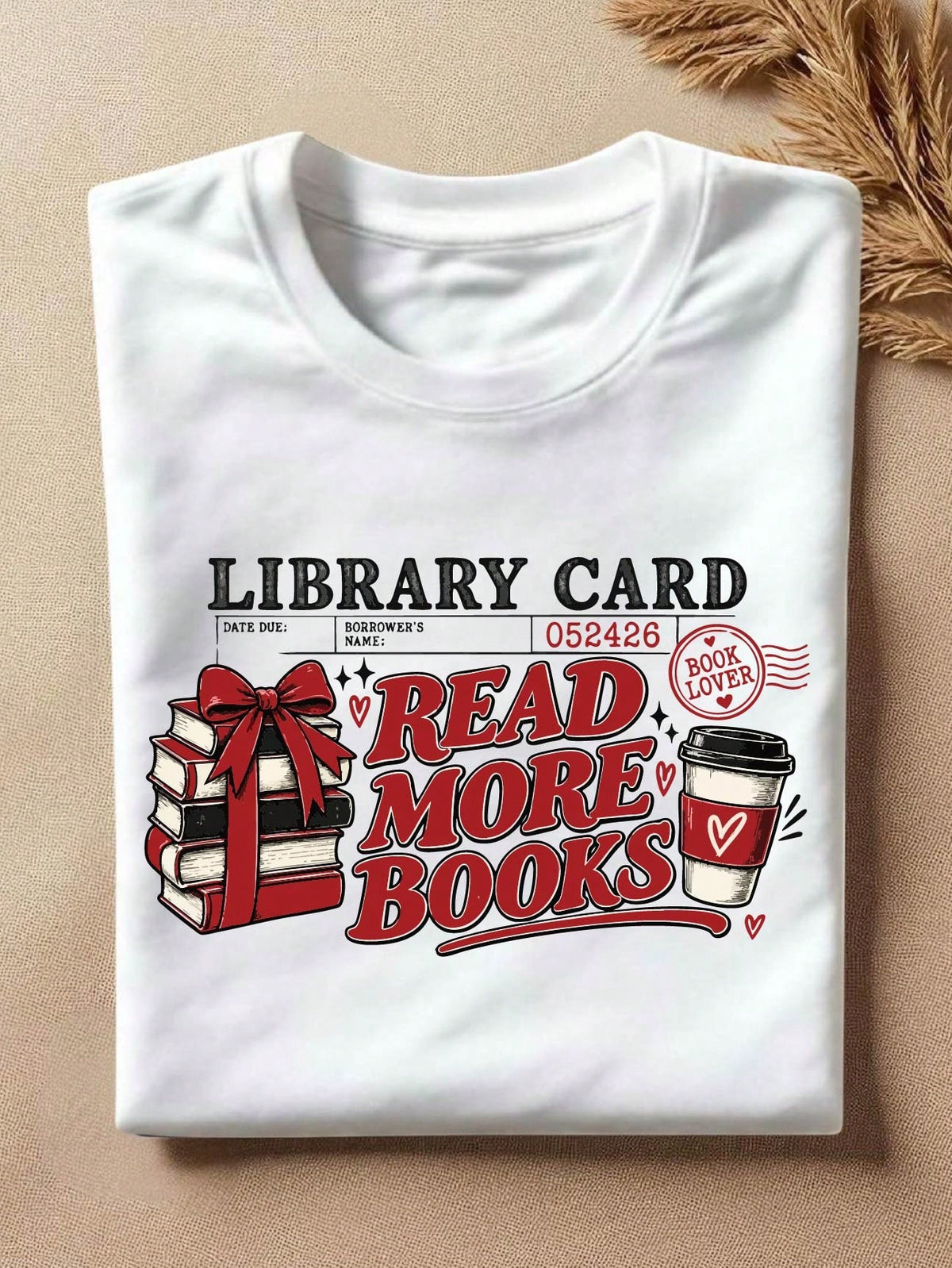 Read More Books Library Card T-Shirt